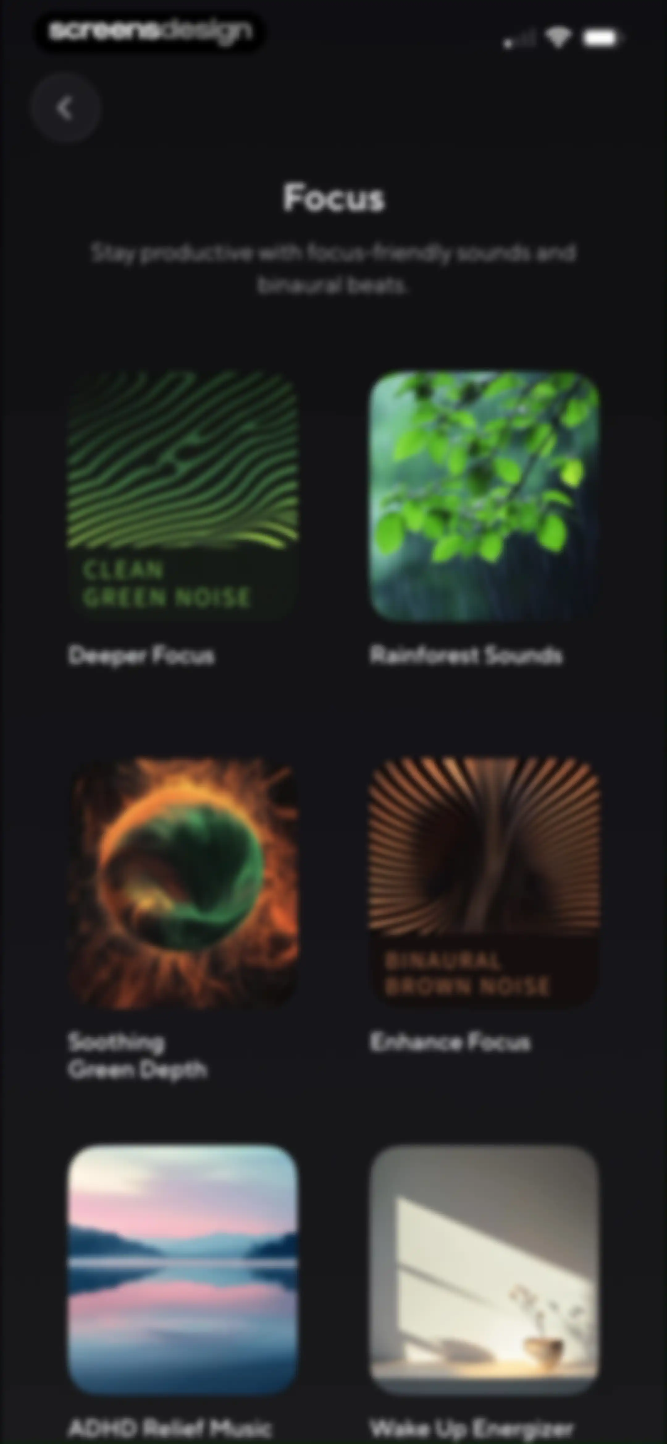 ColorSleep: Green, Brown Noise screen 61