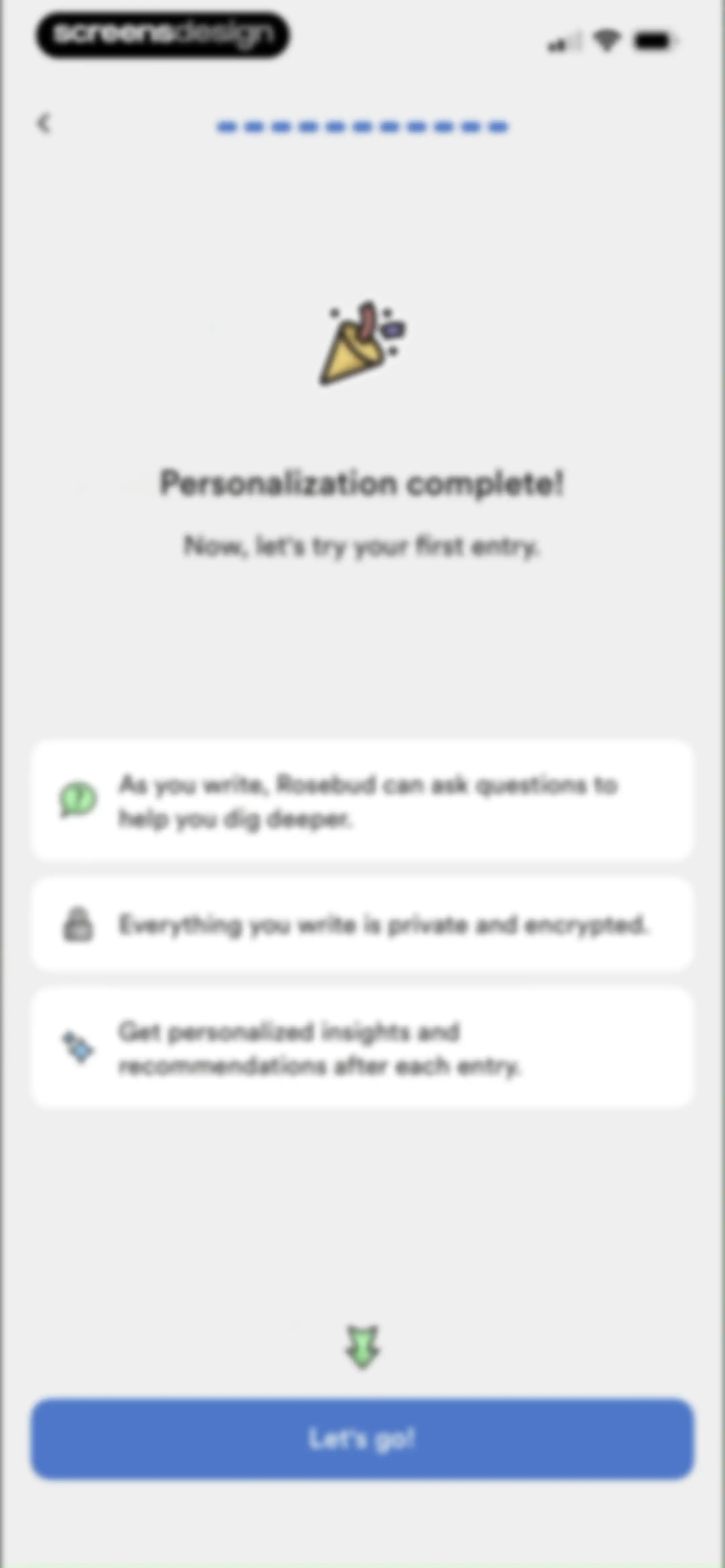 Rosebud: AI Journal & Diary screen 14
