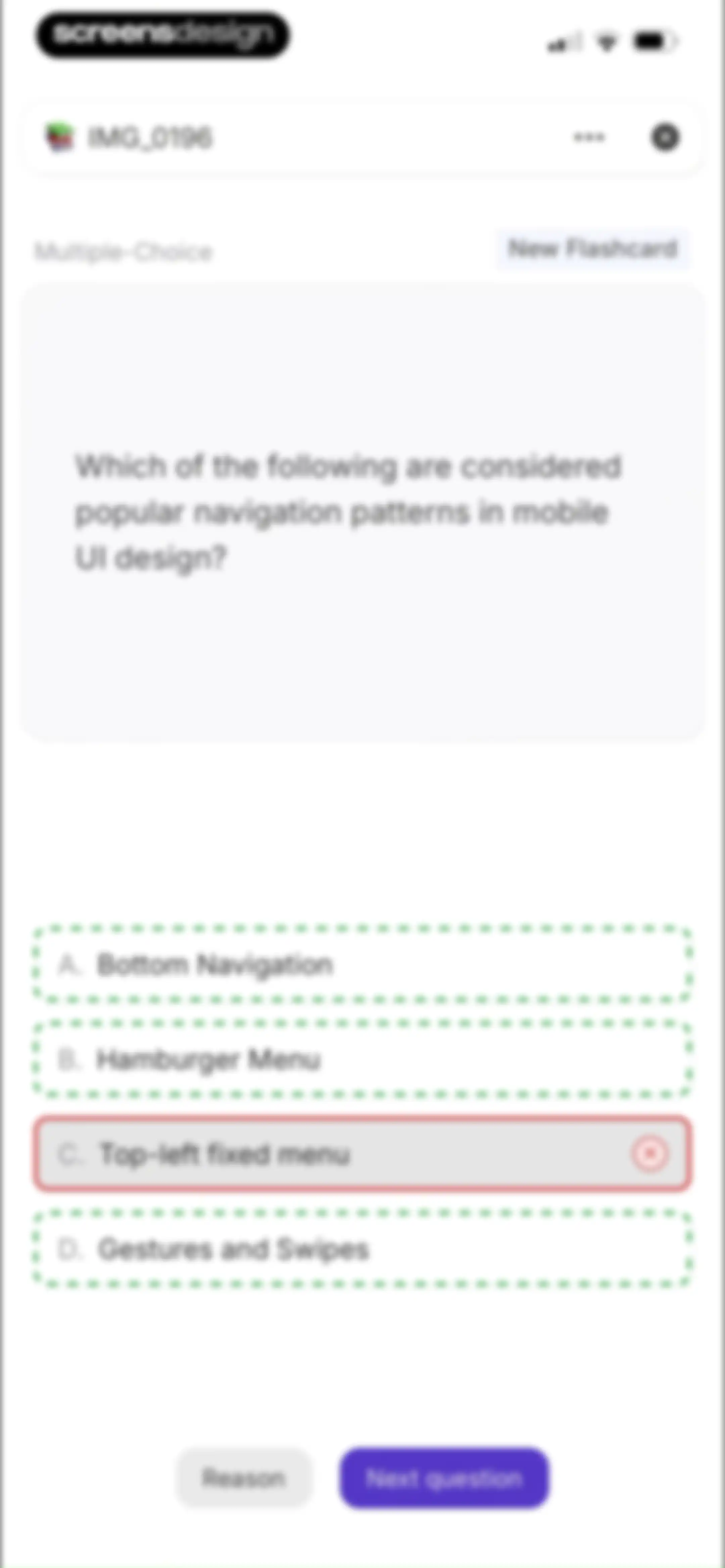 Retain Cards: AI Flashcards screen 112