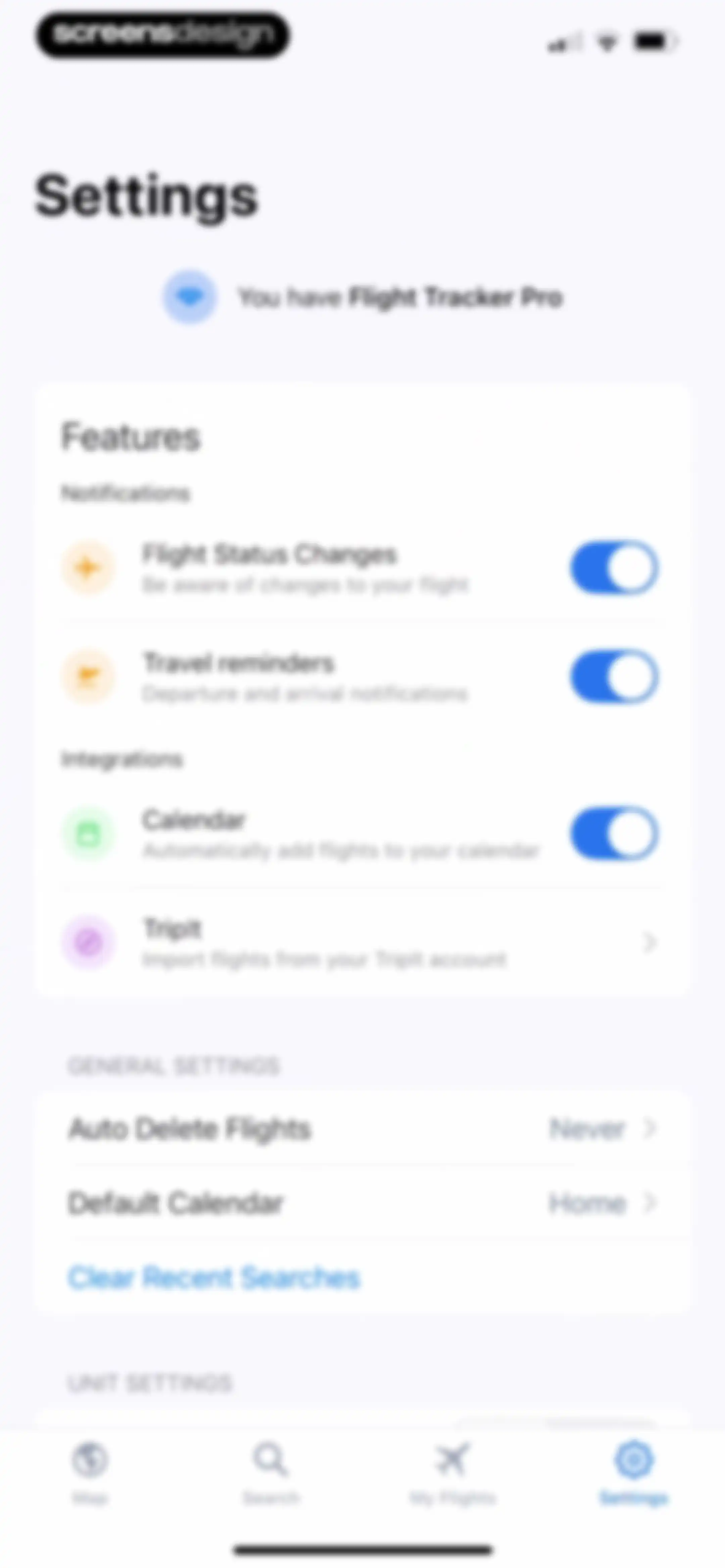 Flight Tracker + screen 90