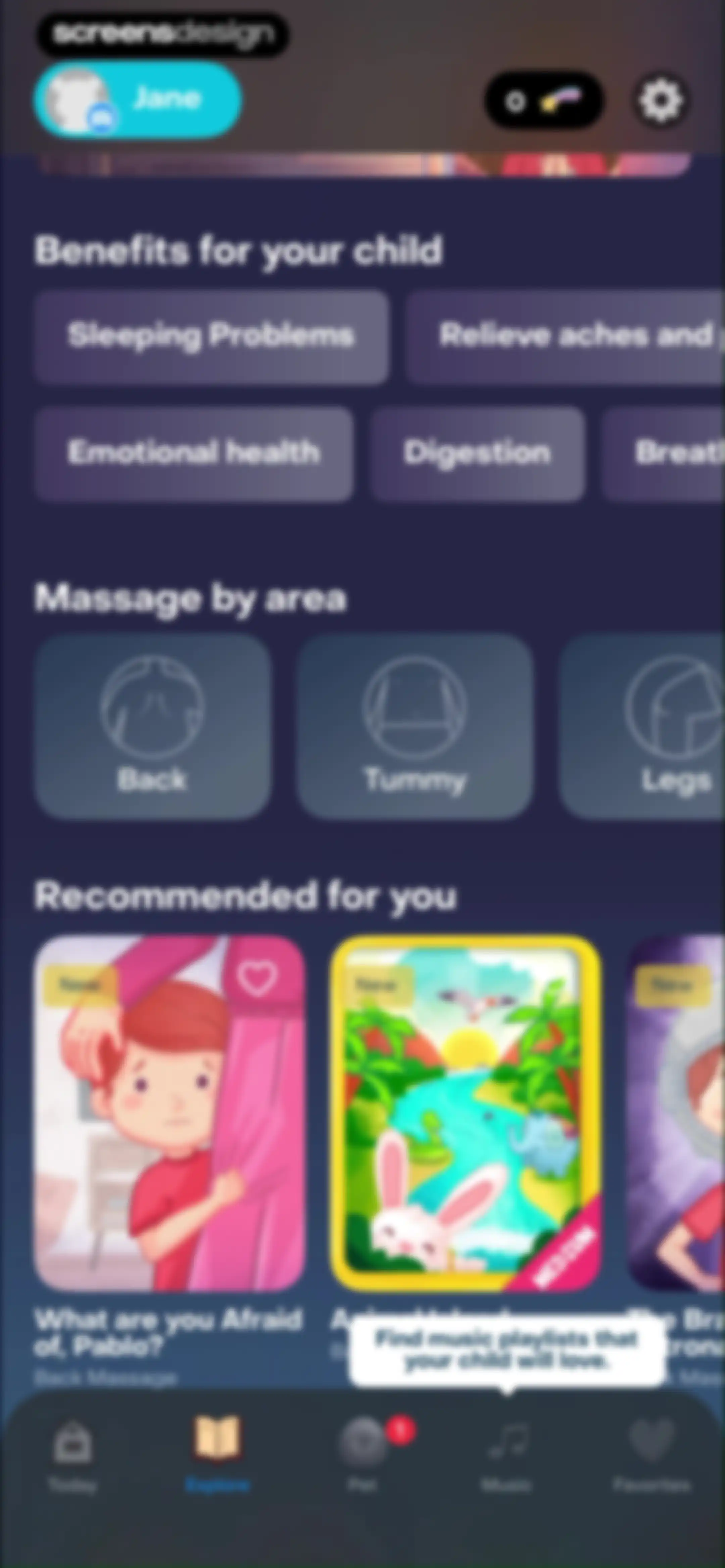 Storybook: Sleep & Meditation screen 93