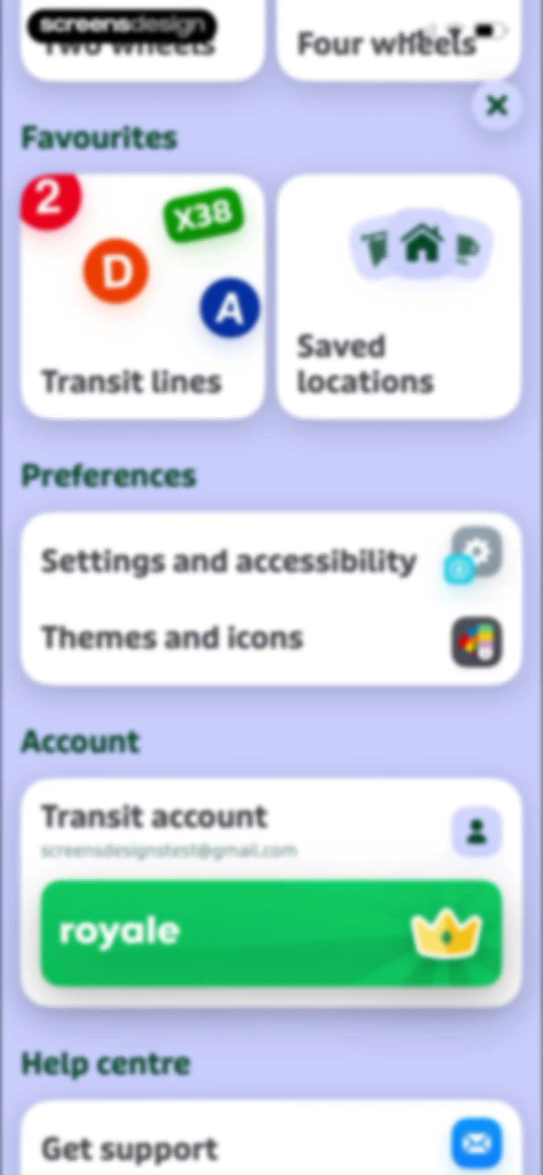 Transit • Subway & Bus Times screen 89