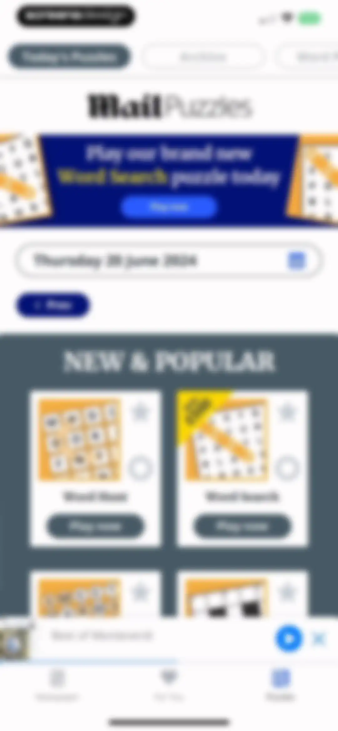 Daily Mail Newspaper screen 48