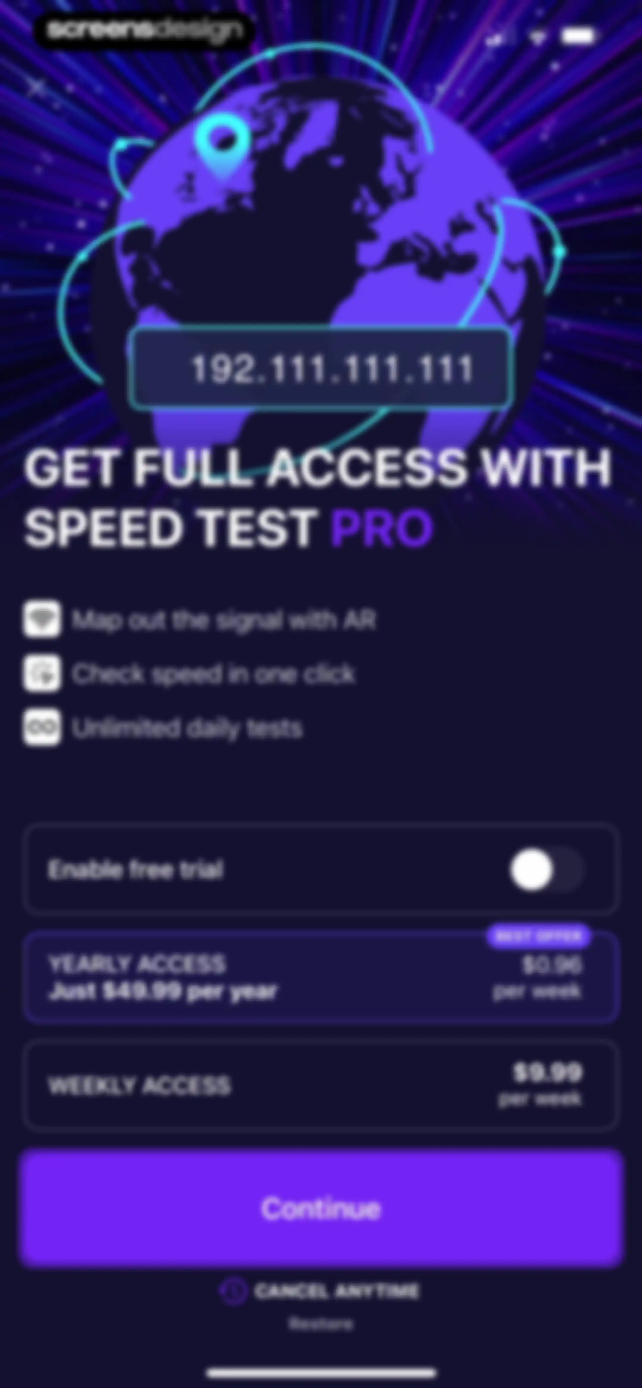 Speed Test & Wifi Analyzer + screen 8