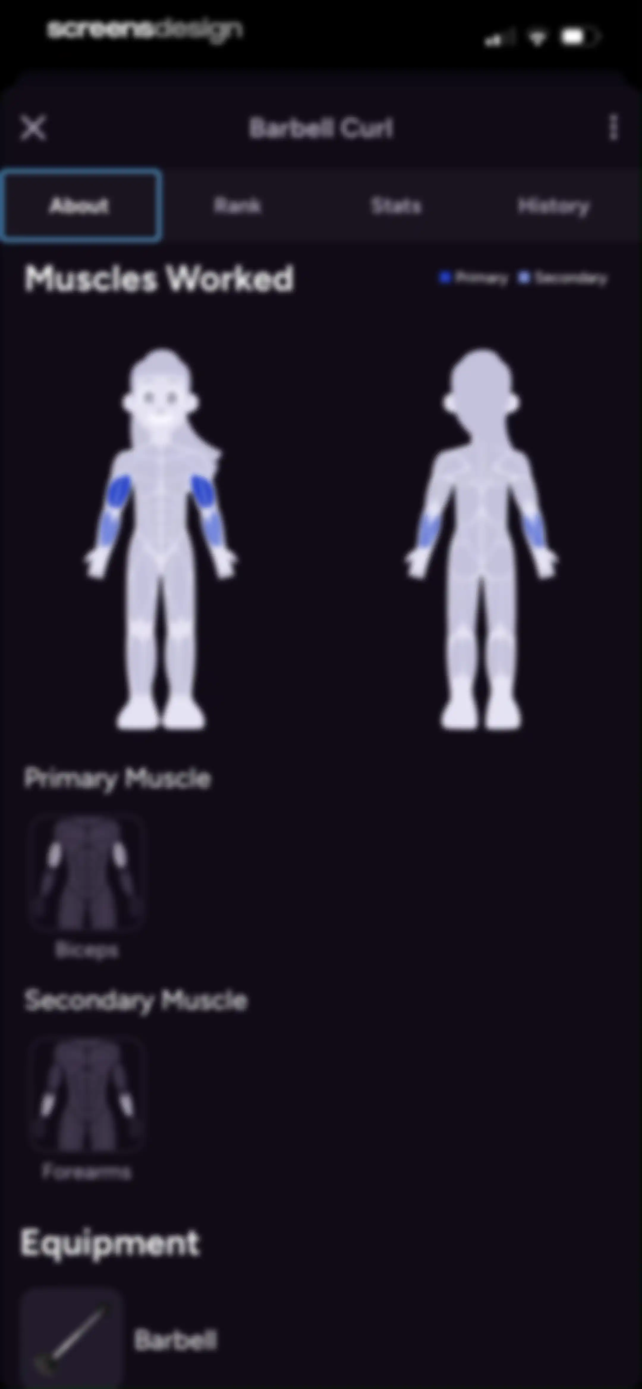 Liftoff - Ranked Gym Workouts screen 96
