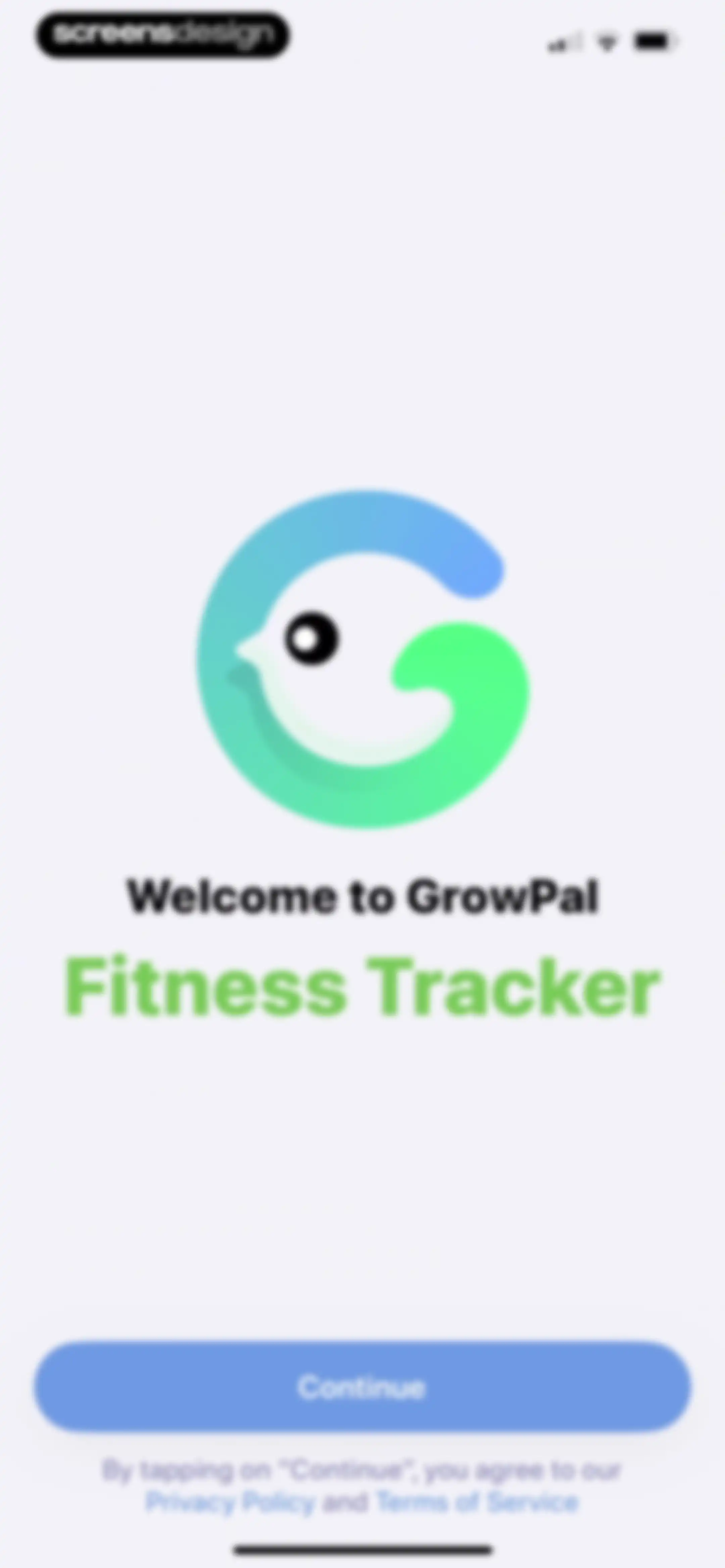 Grow: Health & Fitness screen 1