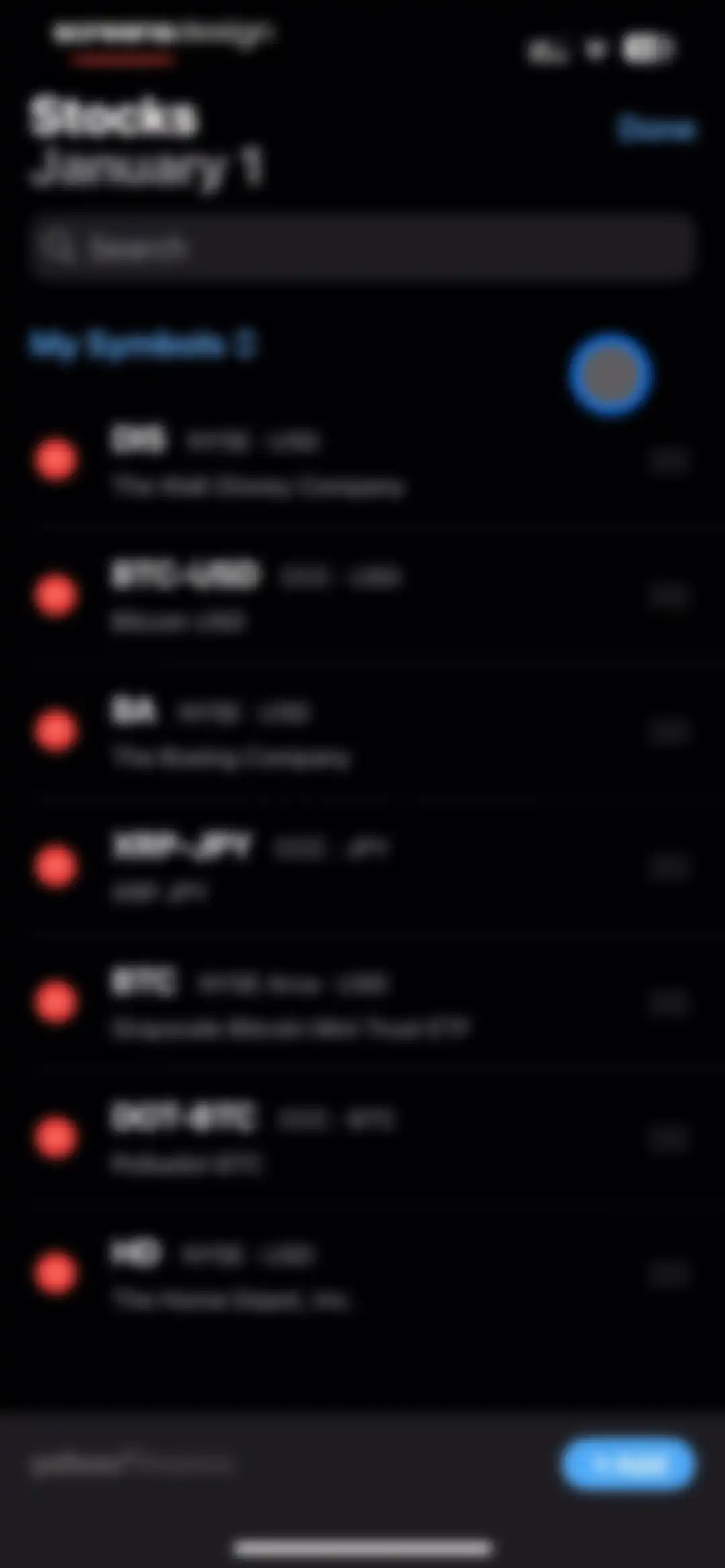 Stocks screen 15
