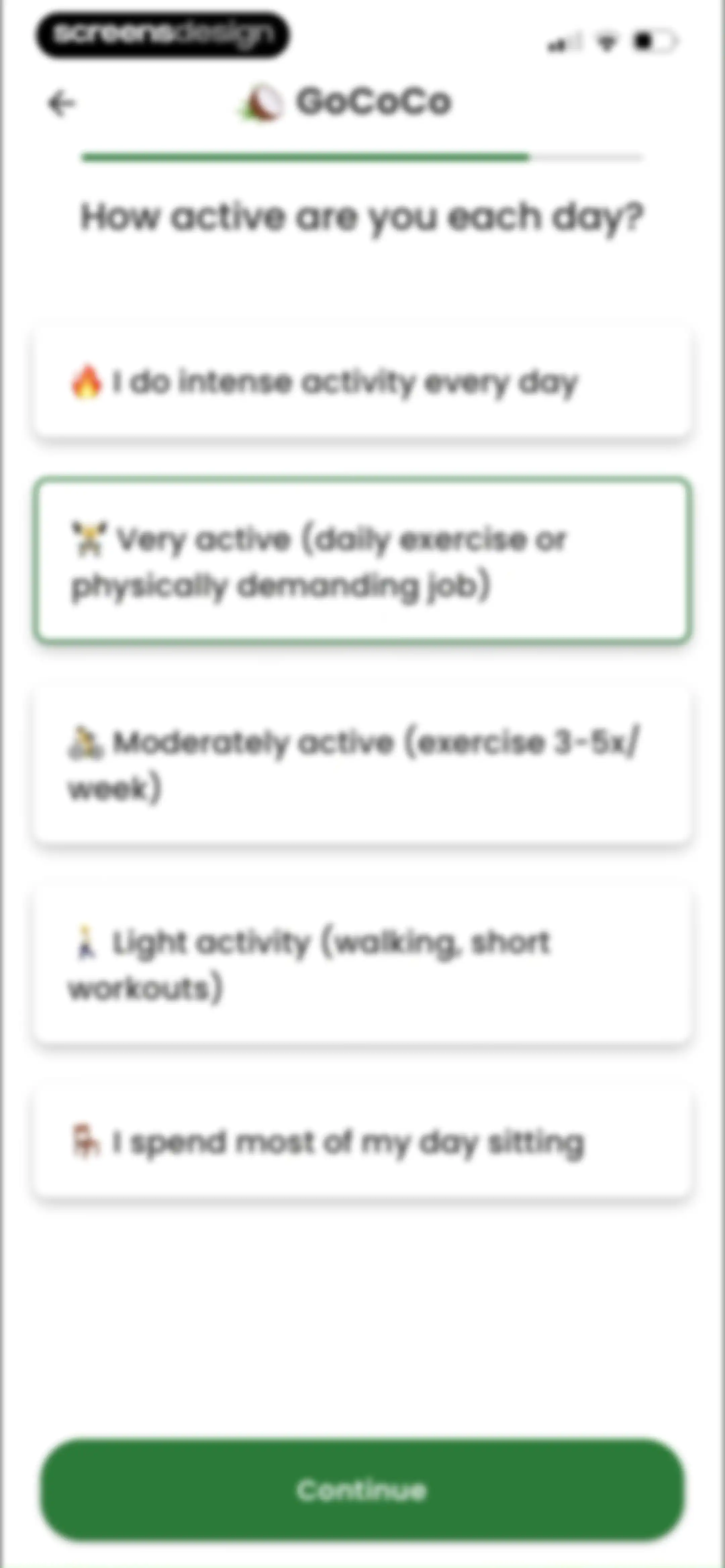 Diabetes food tracker - Gococo screen 38