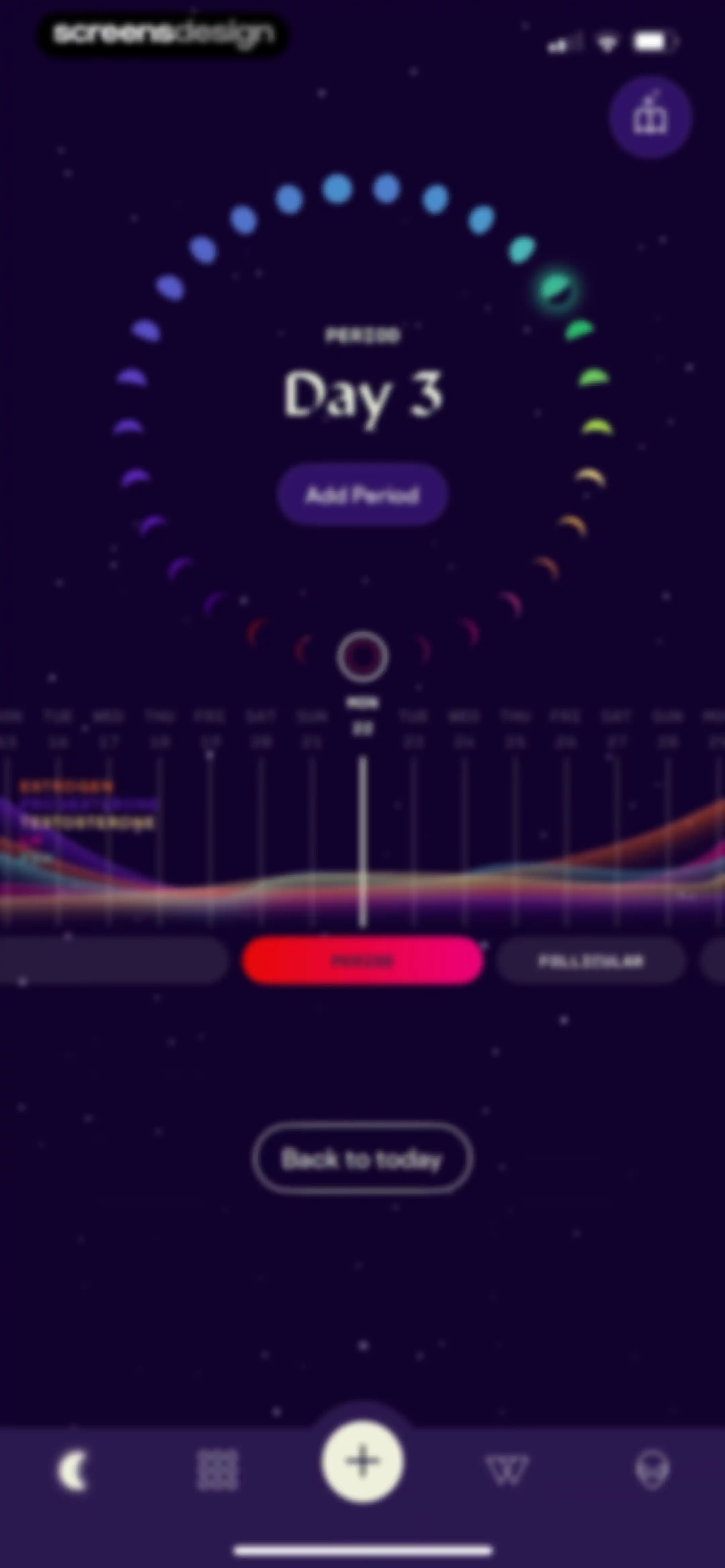 Stardust Period Tracker screen 35