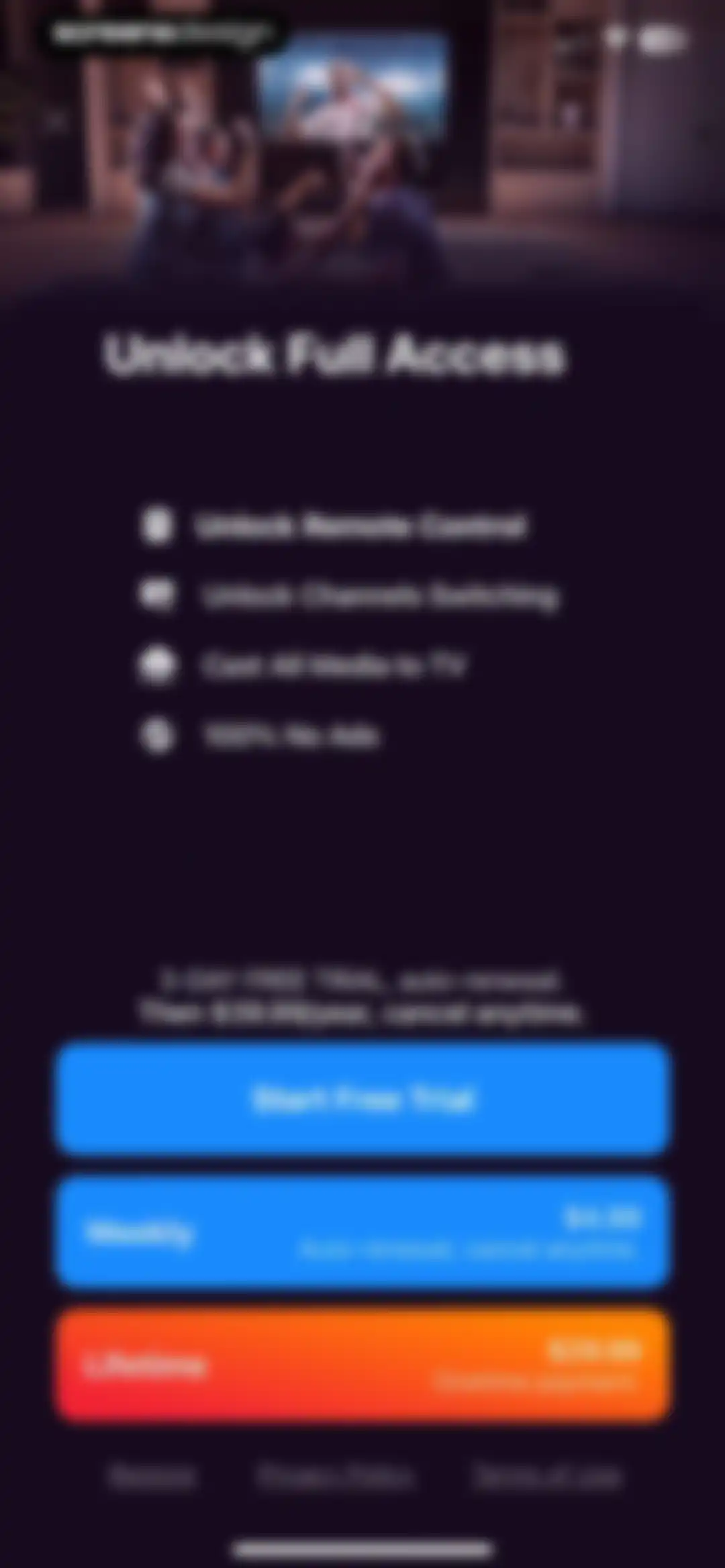 TV Remote - Universal Control screen 3