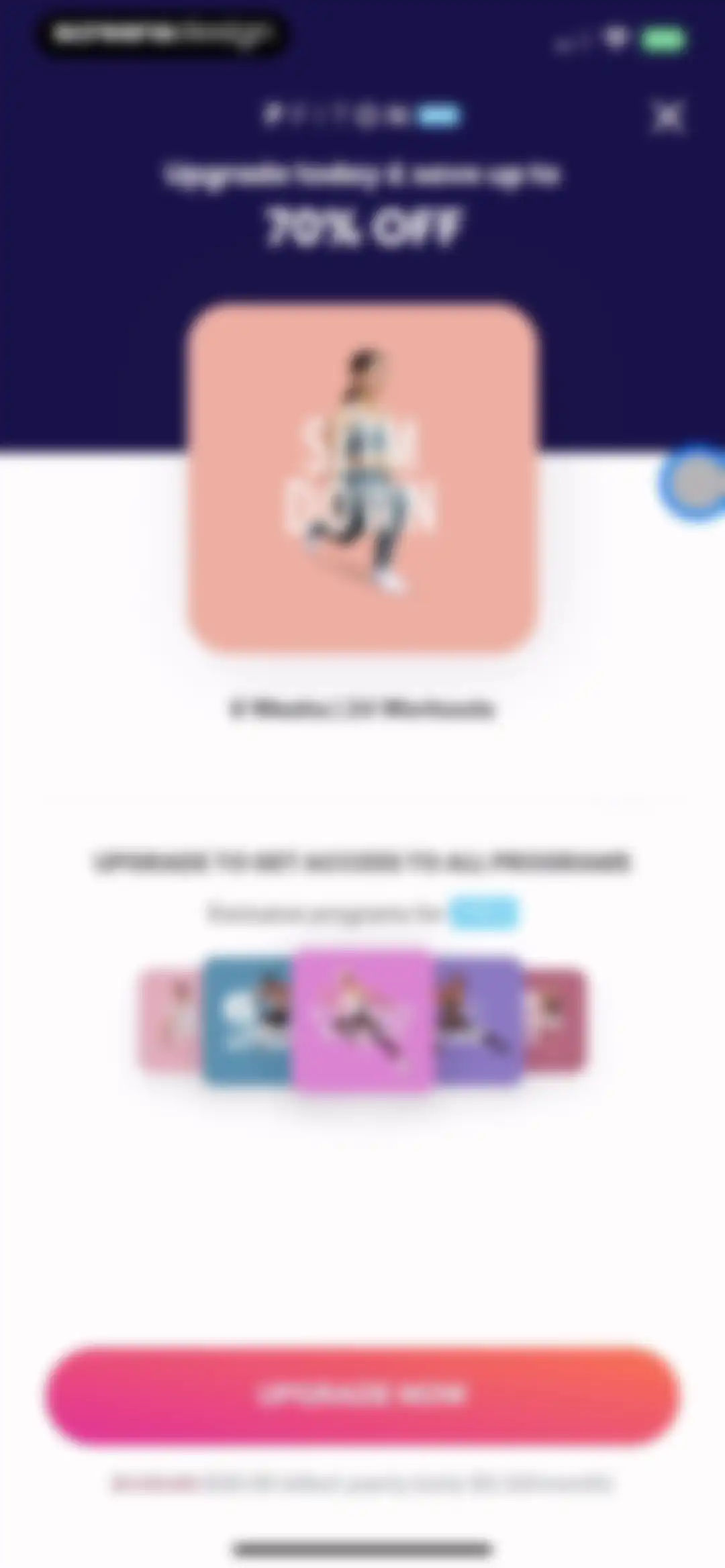 FitOn Workouts & Fitness Plans screen 47