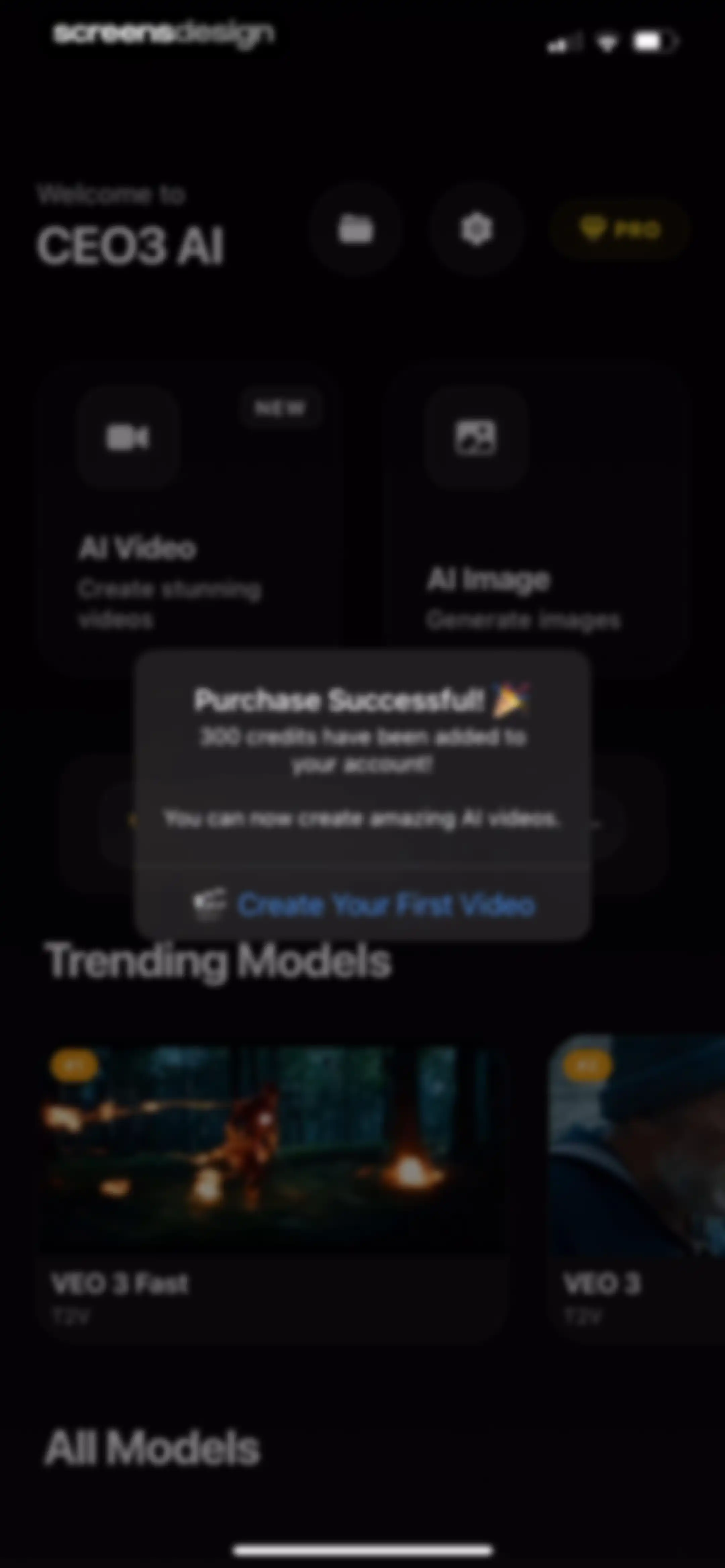 Ceo3 : AI Video Generator screen 13