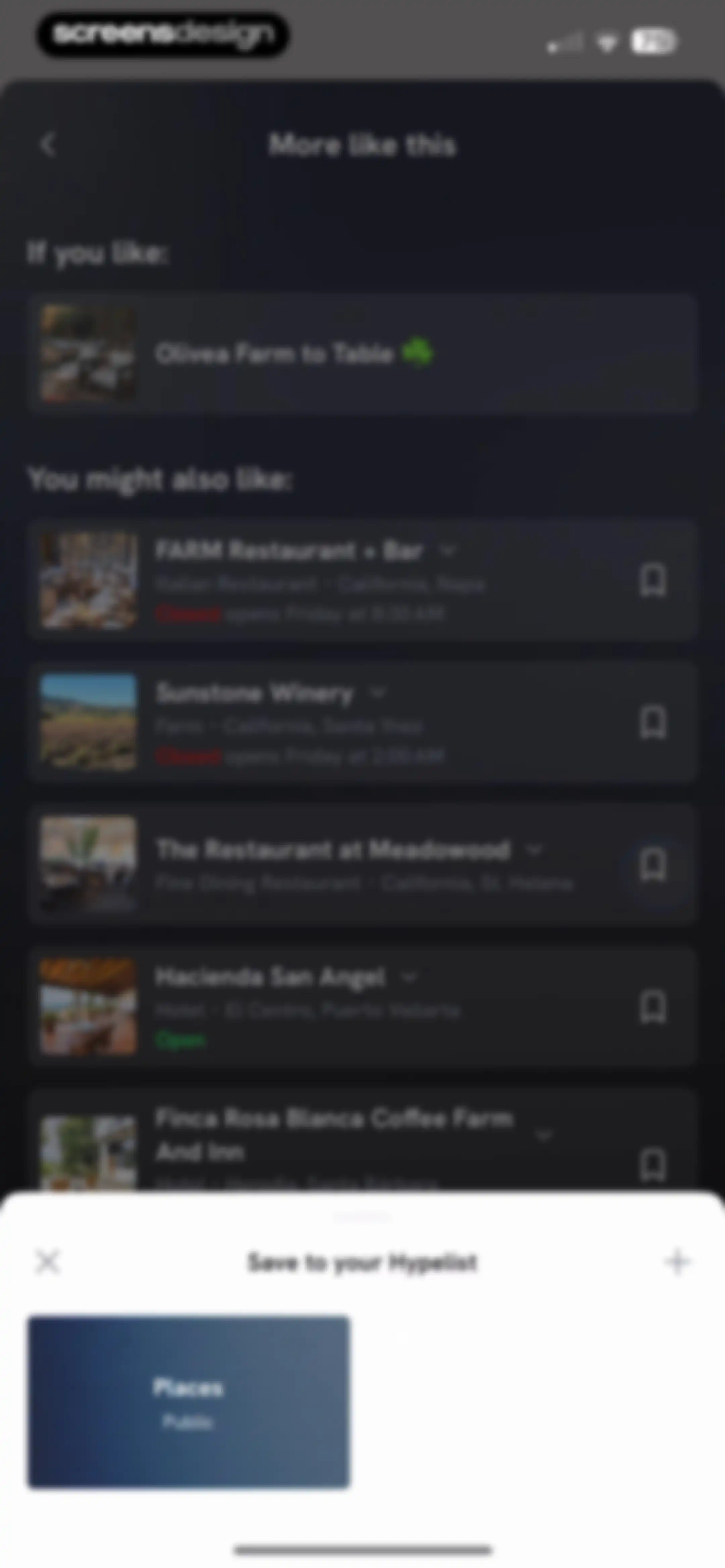 Hypelist: Create & Share Lists screen 58