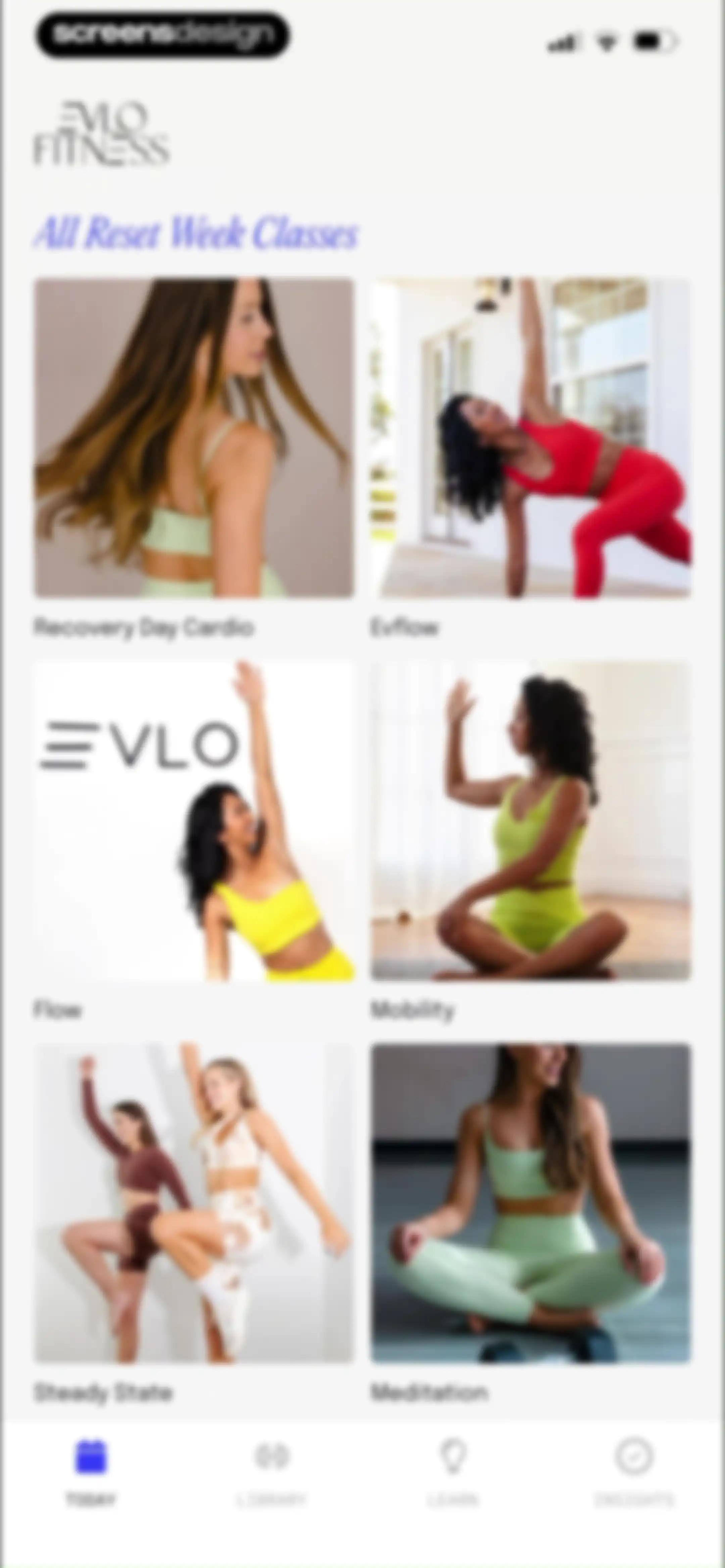 Evlo Fitness screen 37