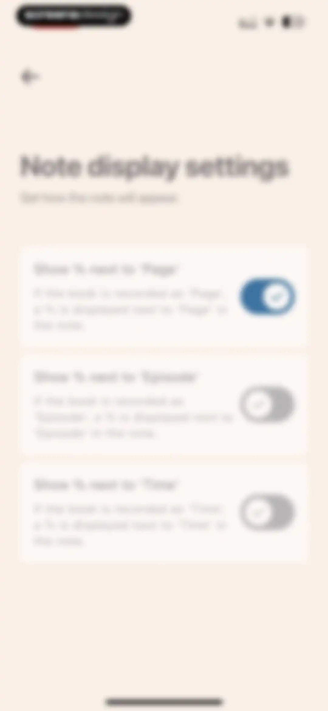 Bookmory - reading tracker screen 136
