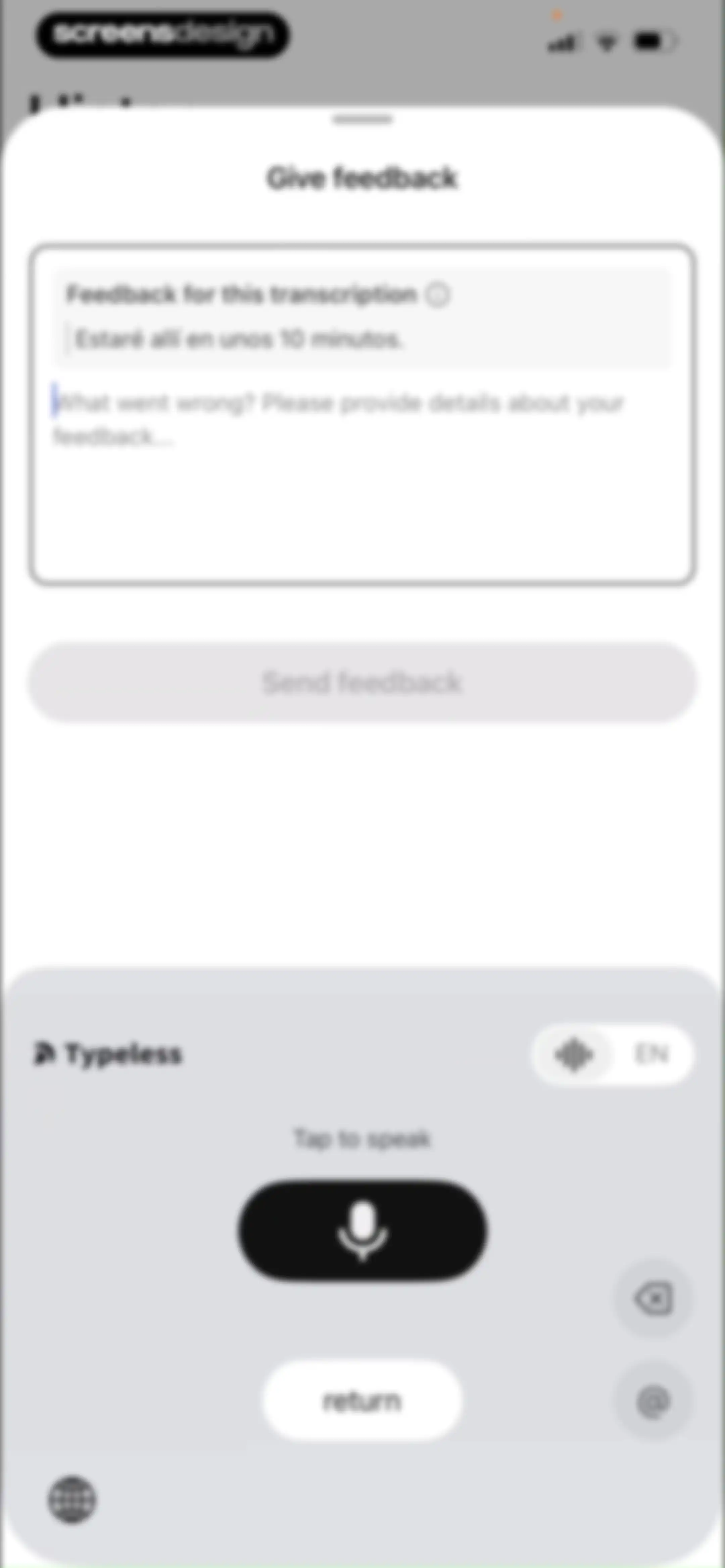 Typeless: AI Voice Keyboard screen 46