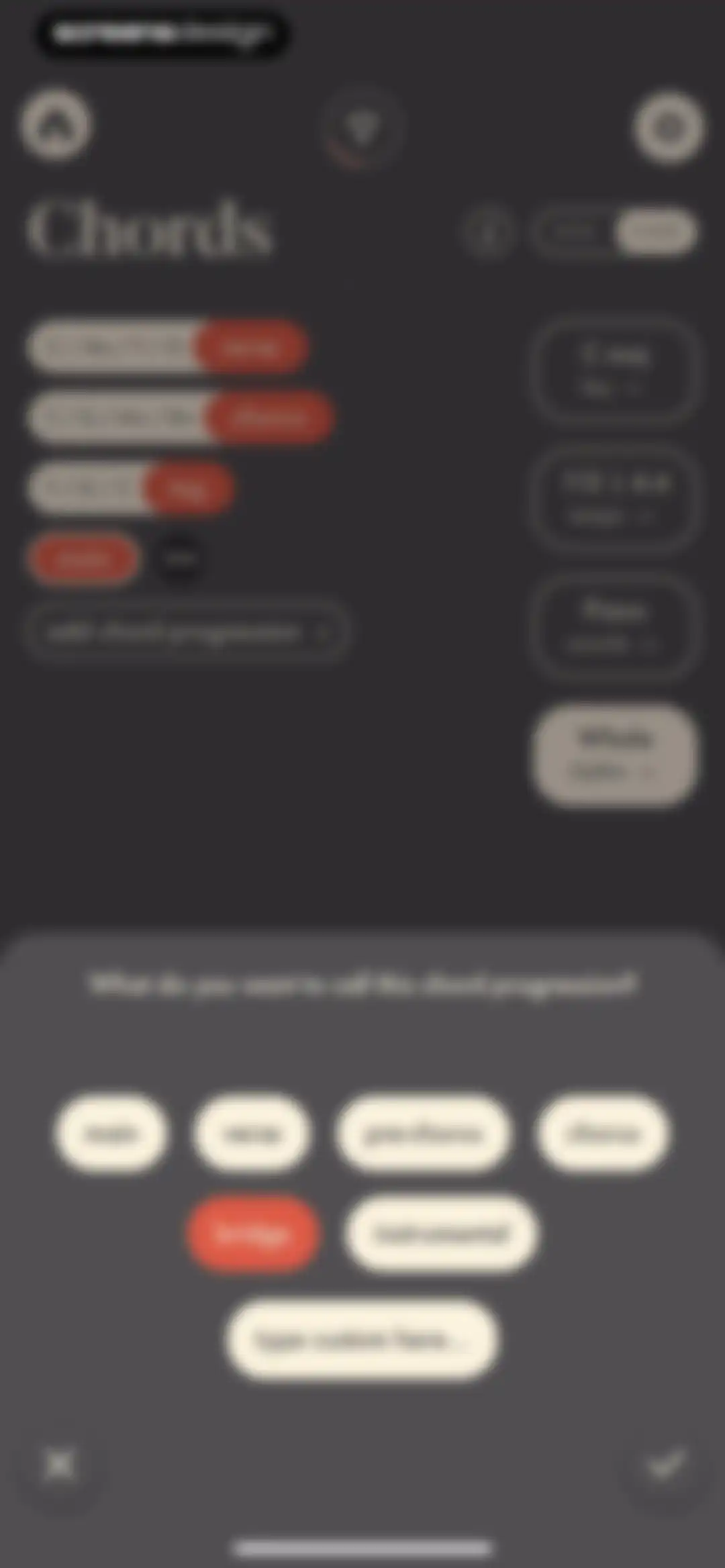 Demo: Songwriting Studio screen 47