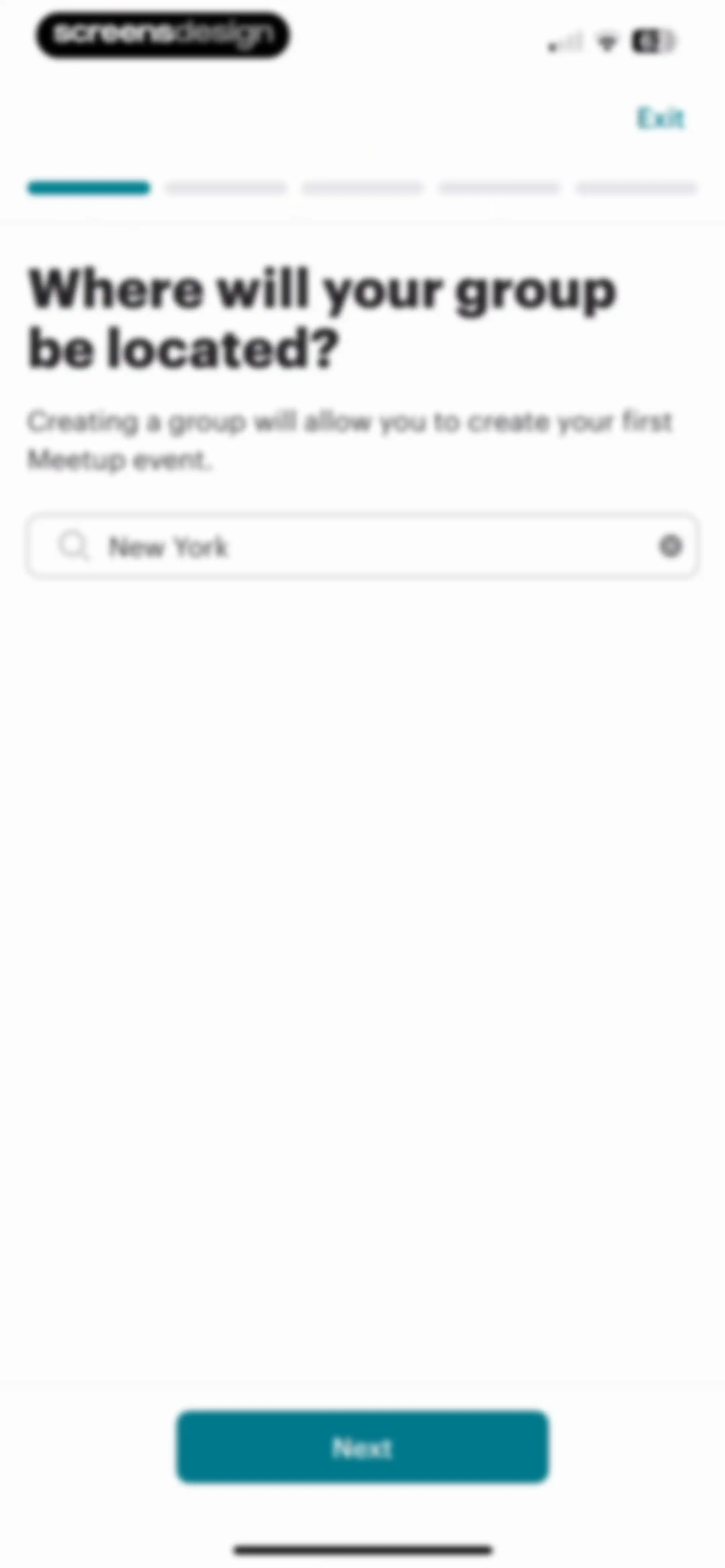 Meetup: Social Events & Groups screen 105