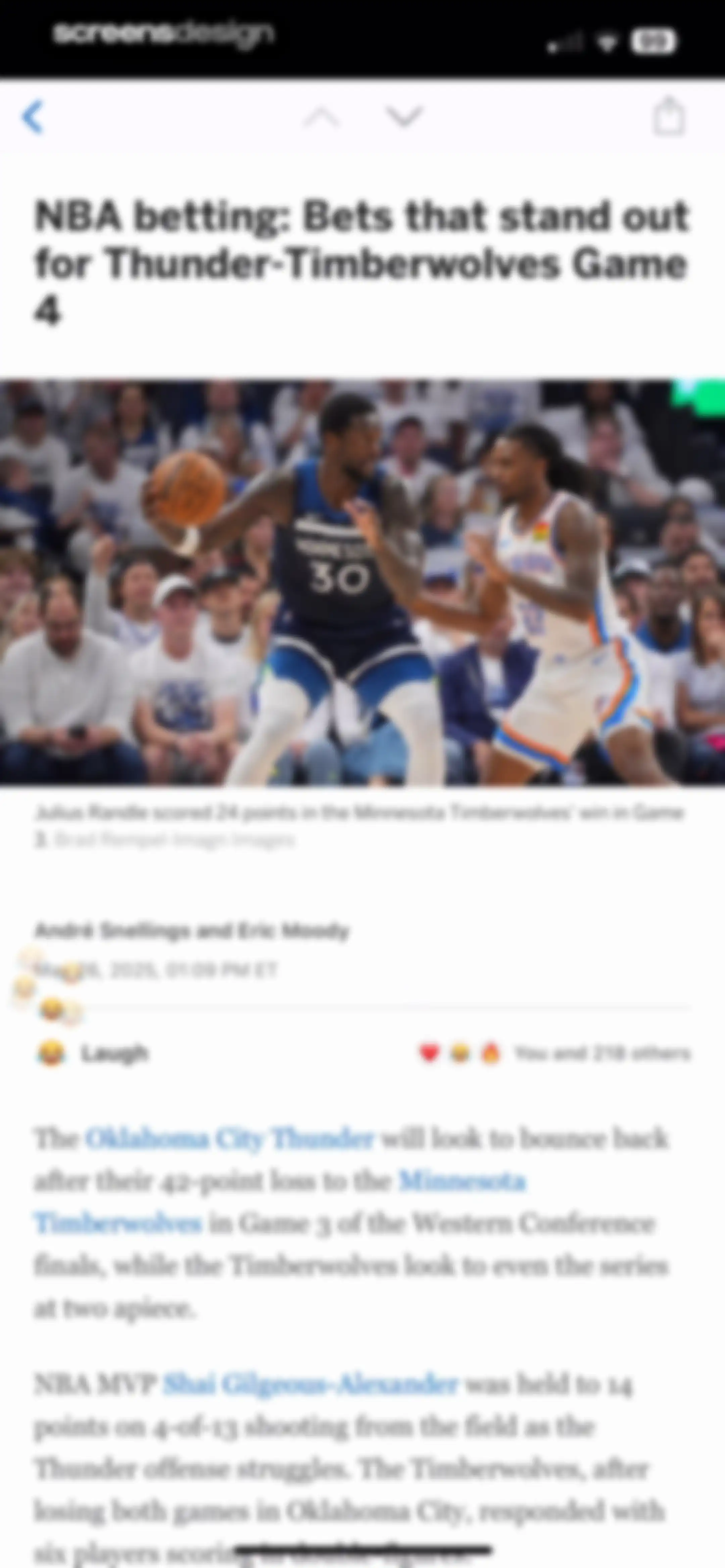 ESPN: Live Sports & Scores screen 36
