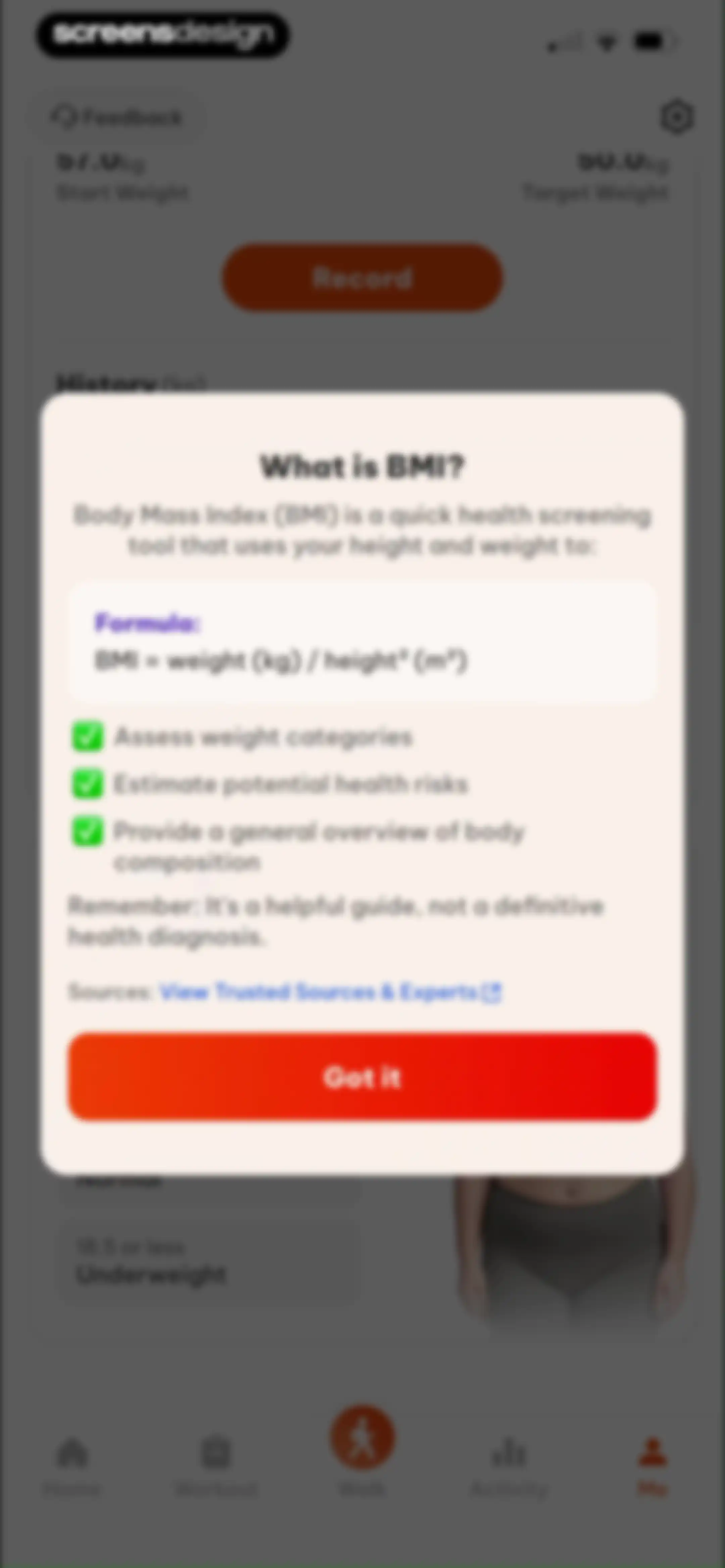 WalkUp | Weight Loss Tracker screen 70