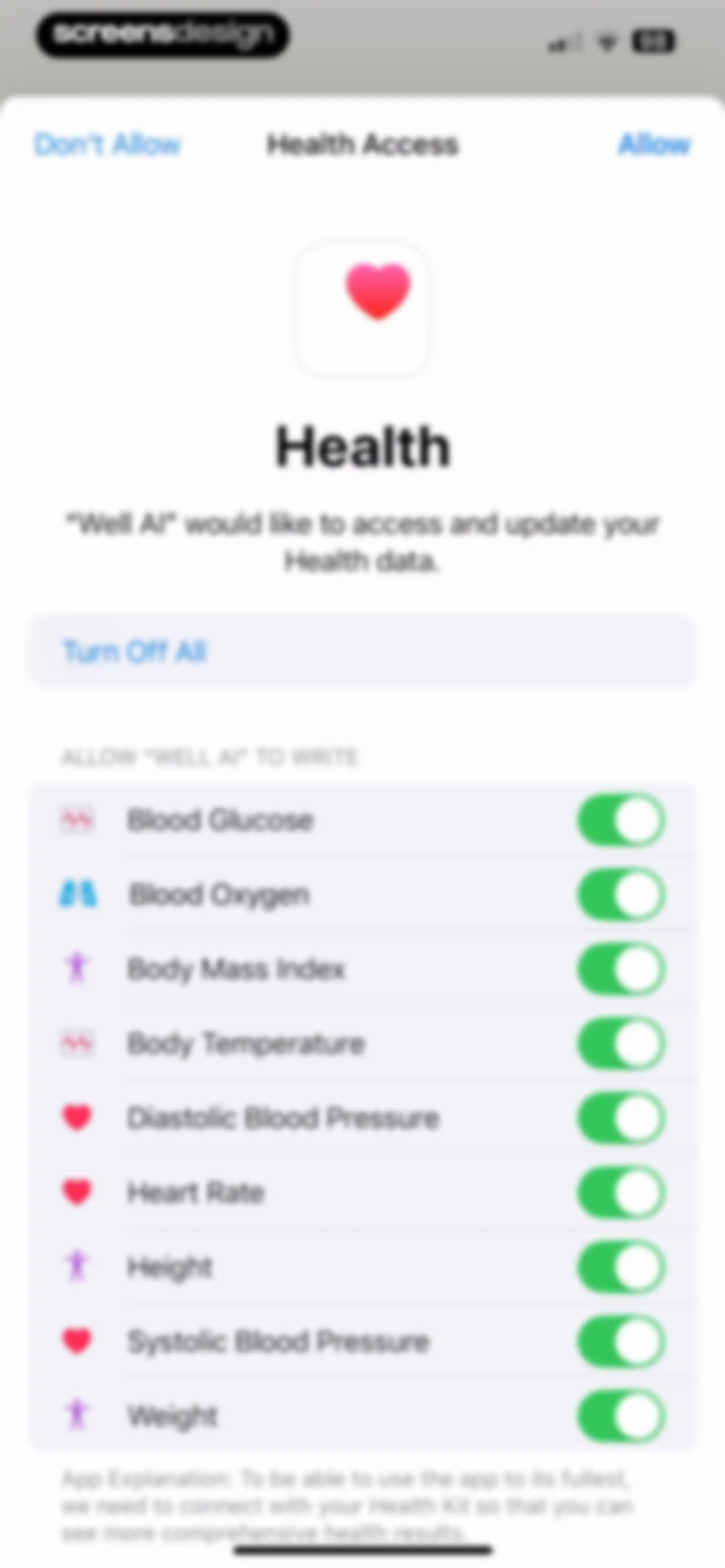 Well AI: Improve Well-being screen 53