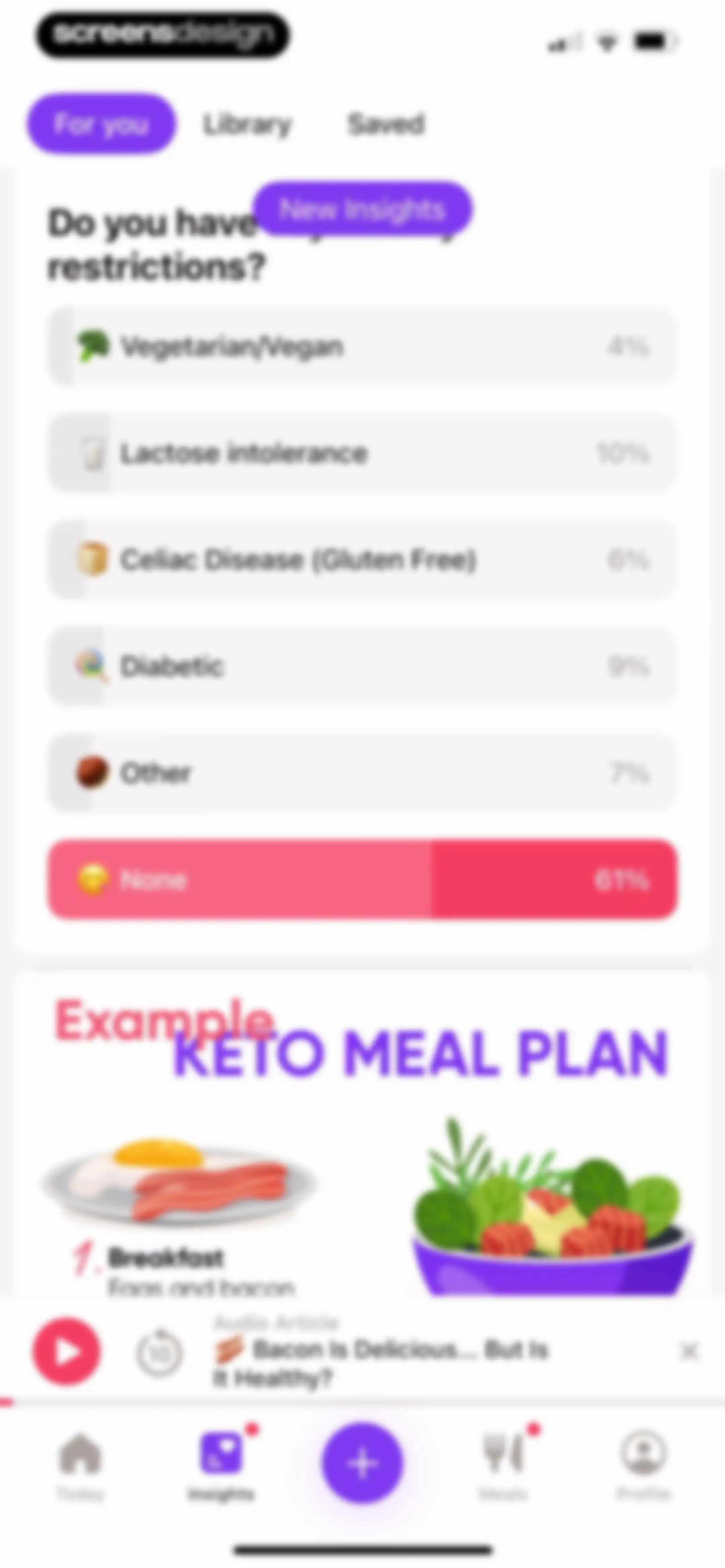 Keto Diet App － Carb Tracker screen 135