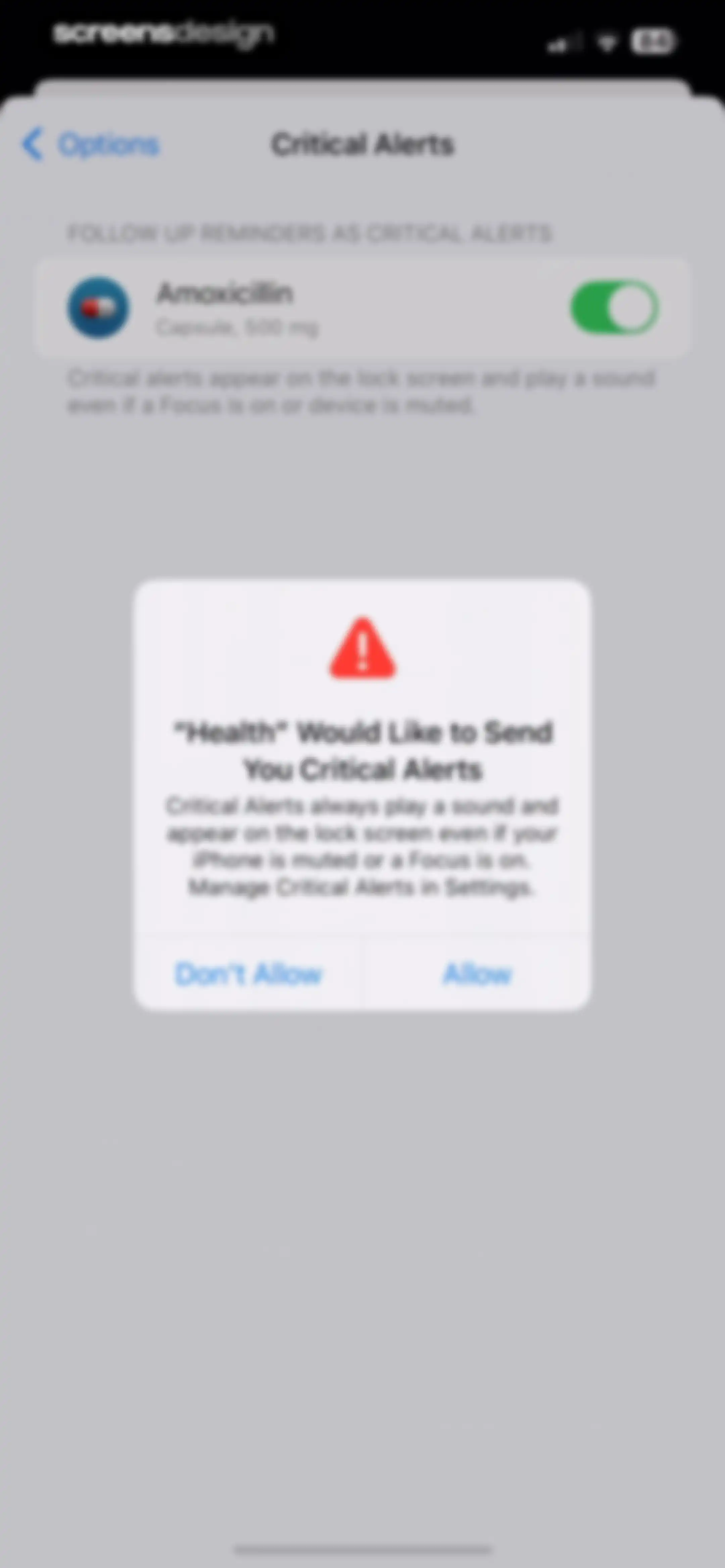 Apple Health screen 133