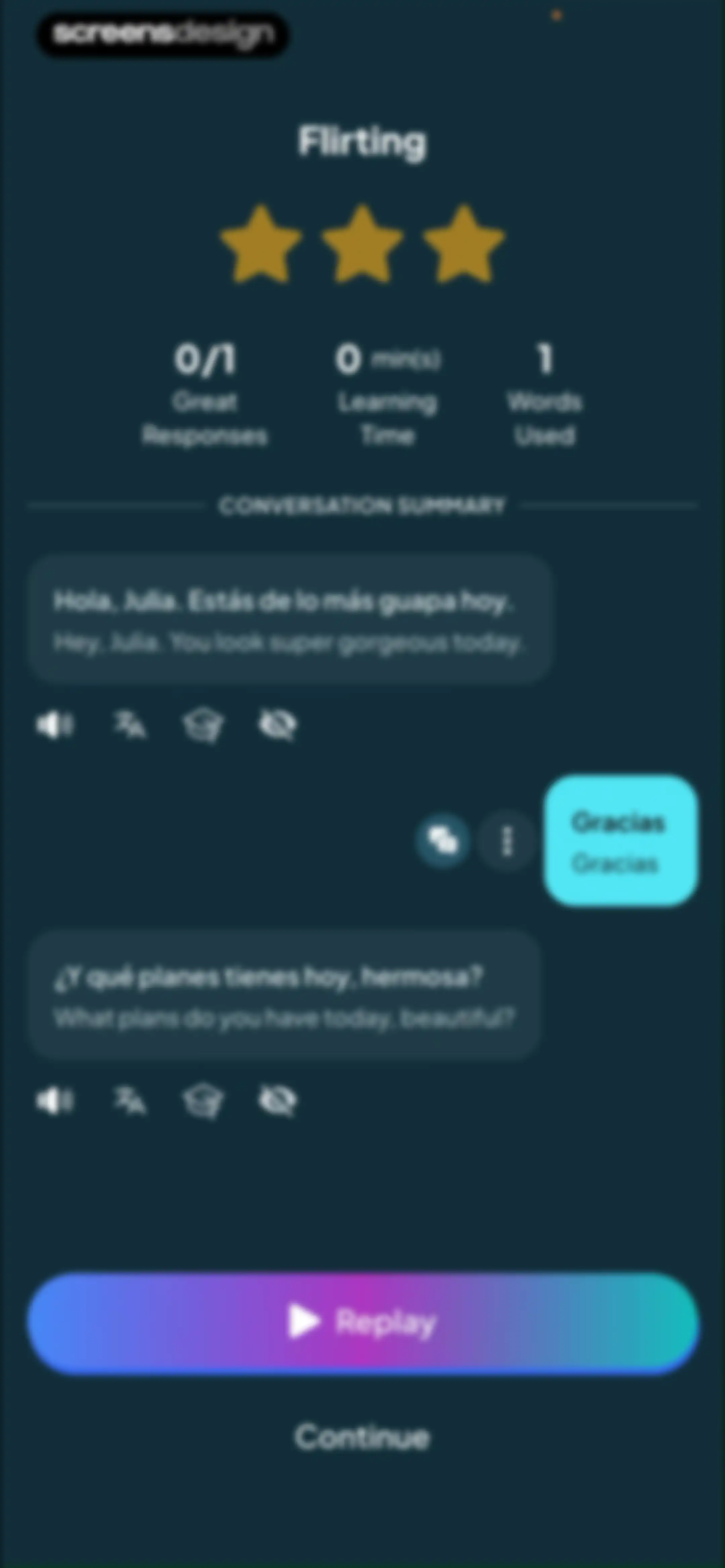 Jumpspeak | Language Learning screen 139