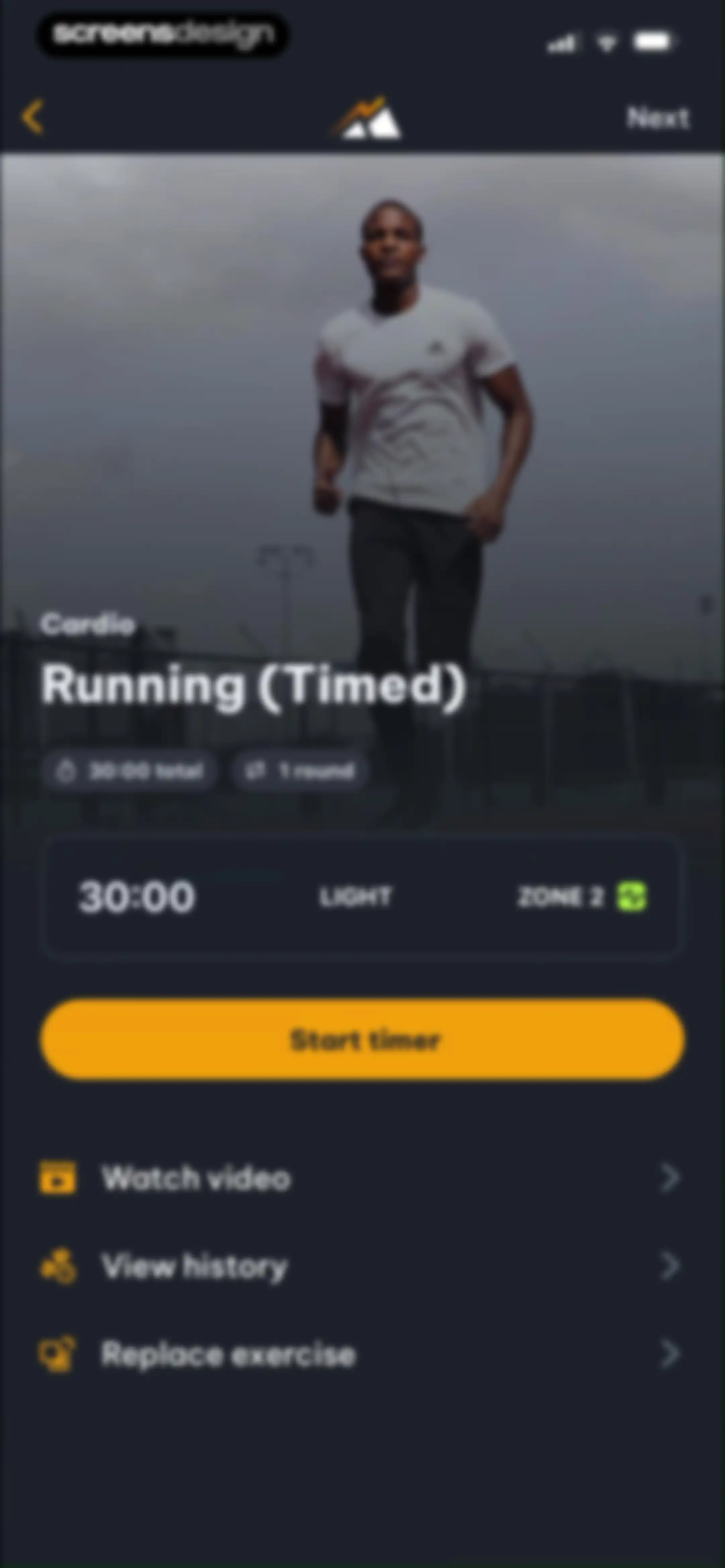 Peak Strength screen 29