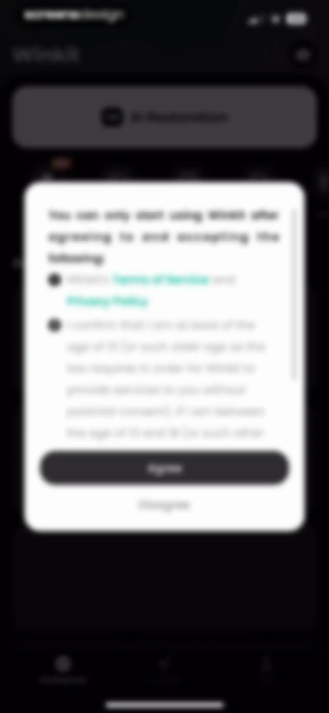Winkit - AI Video Enhancer screen 2