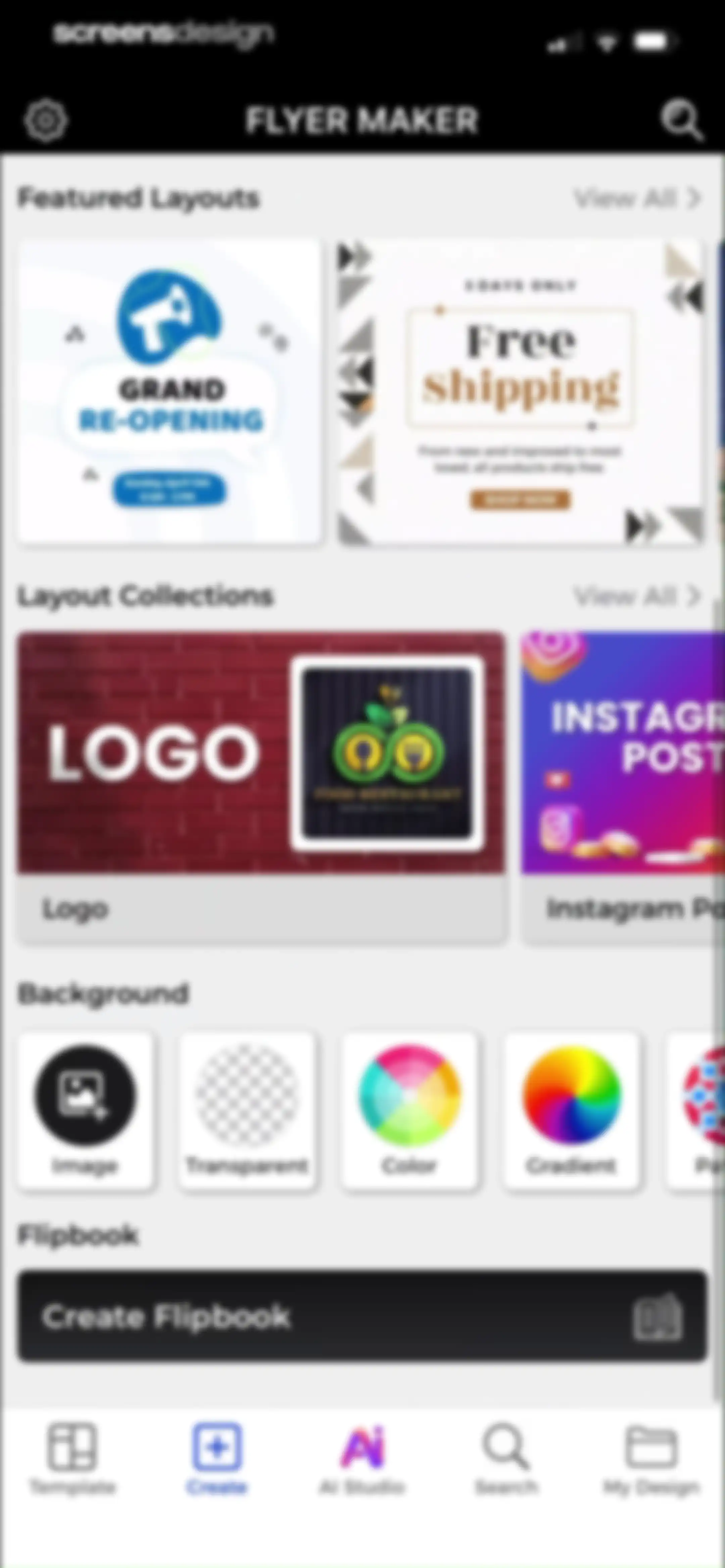 Flyer Maker + Poster Maker screen 122