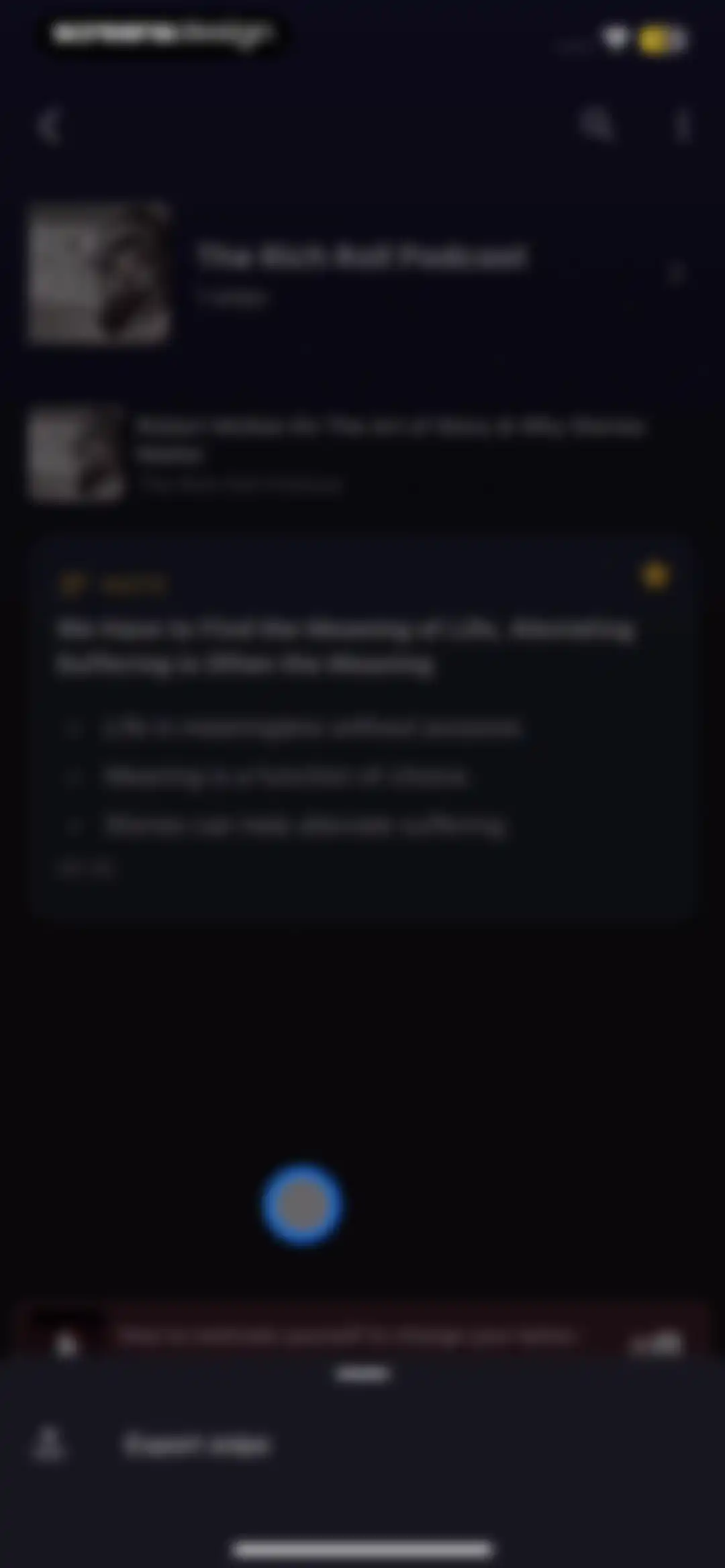 Snipd | AI Podcast Player screen 142