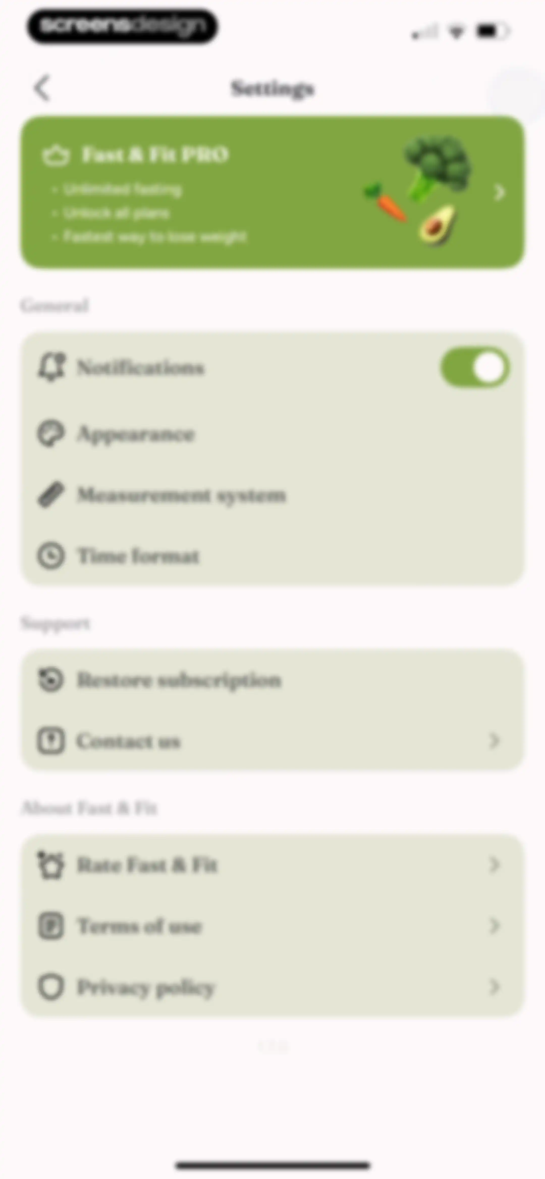 Fast & Fit: IF Fasting Counter screen 59