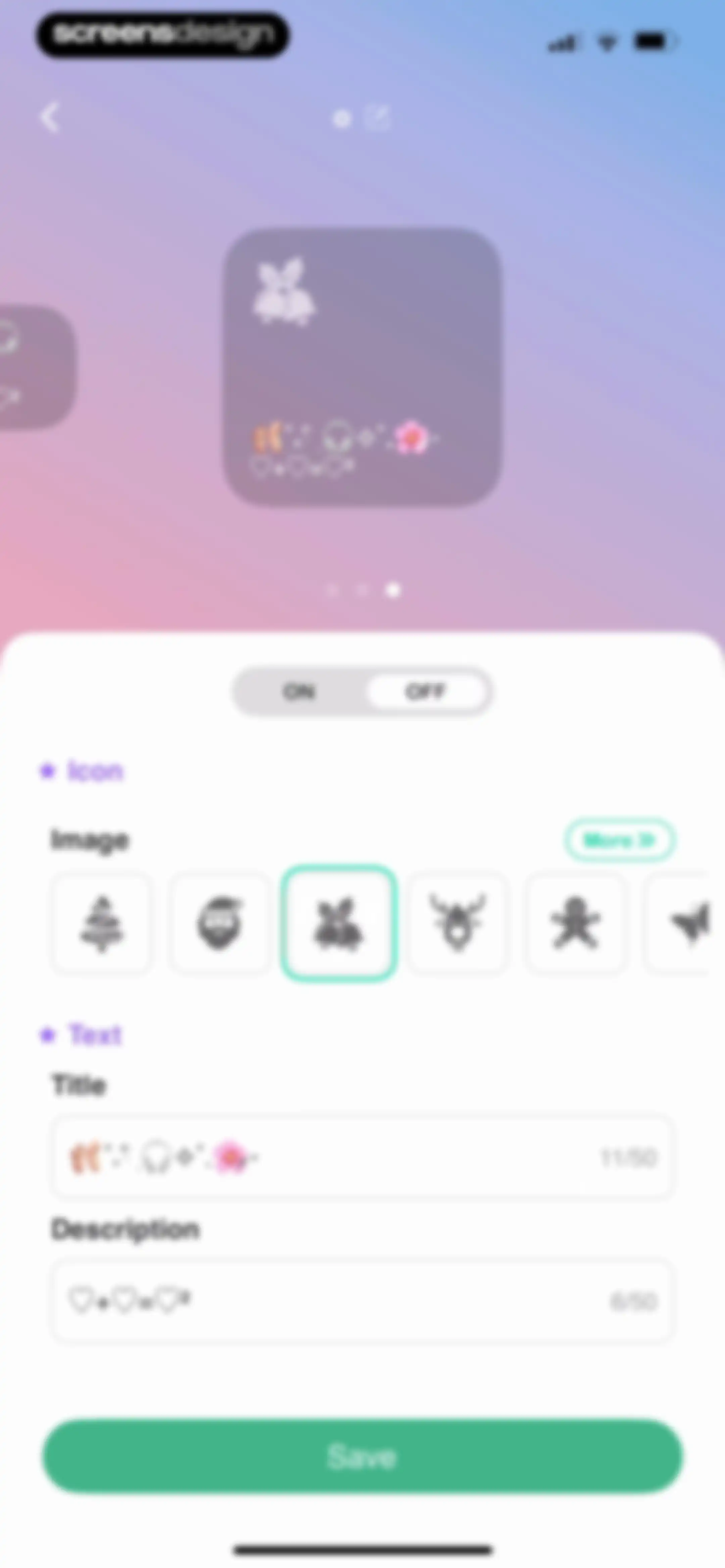 Cool Themes & Fonts: Cute Text screen 78