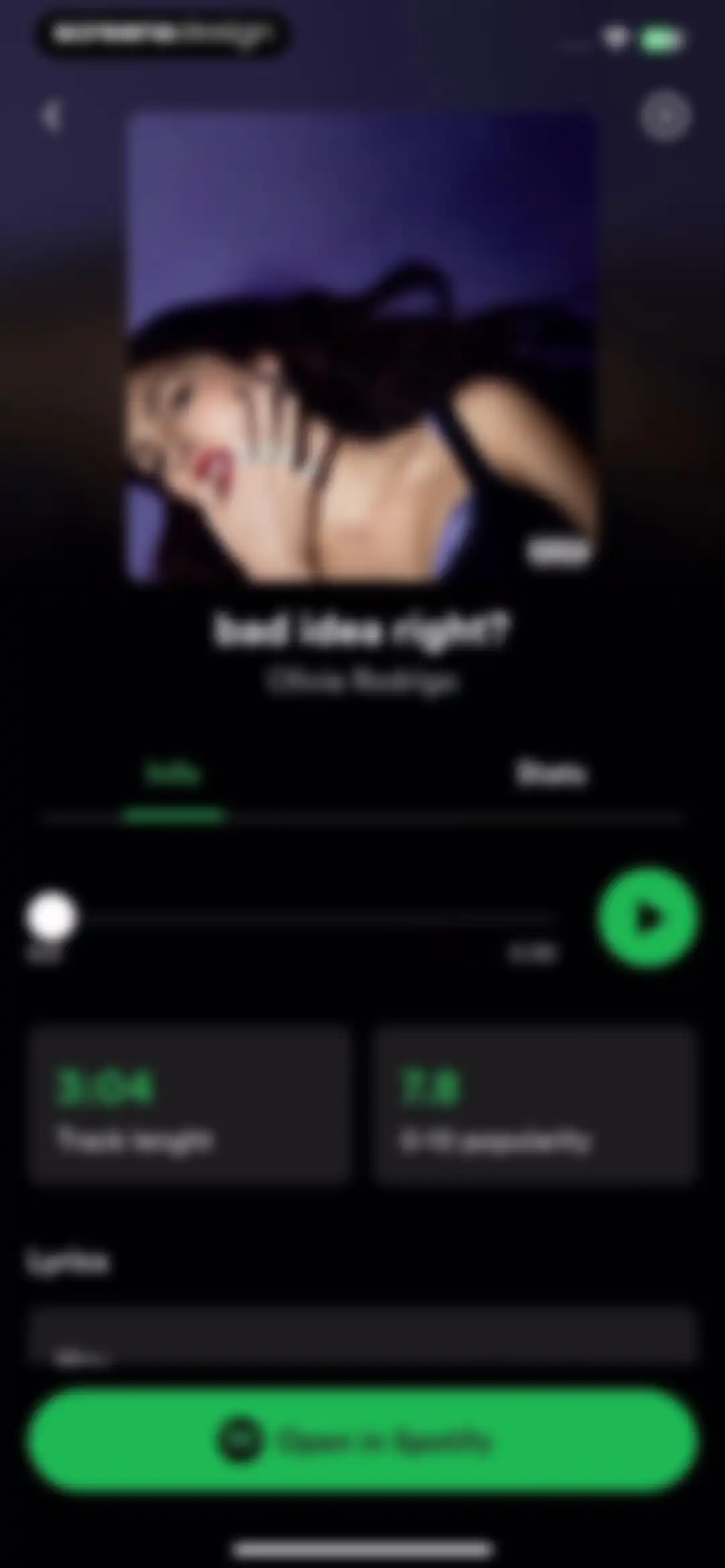 must.fm for Spotify Stats screen 76