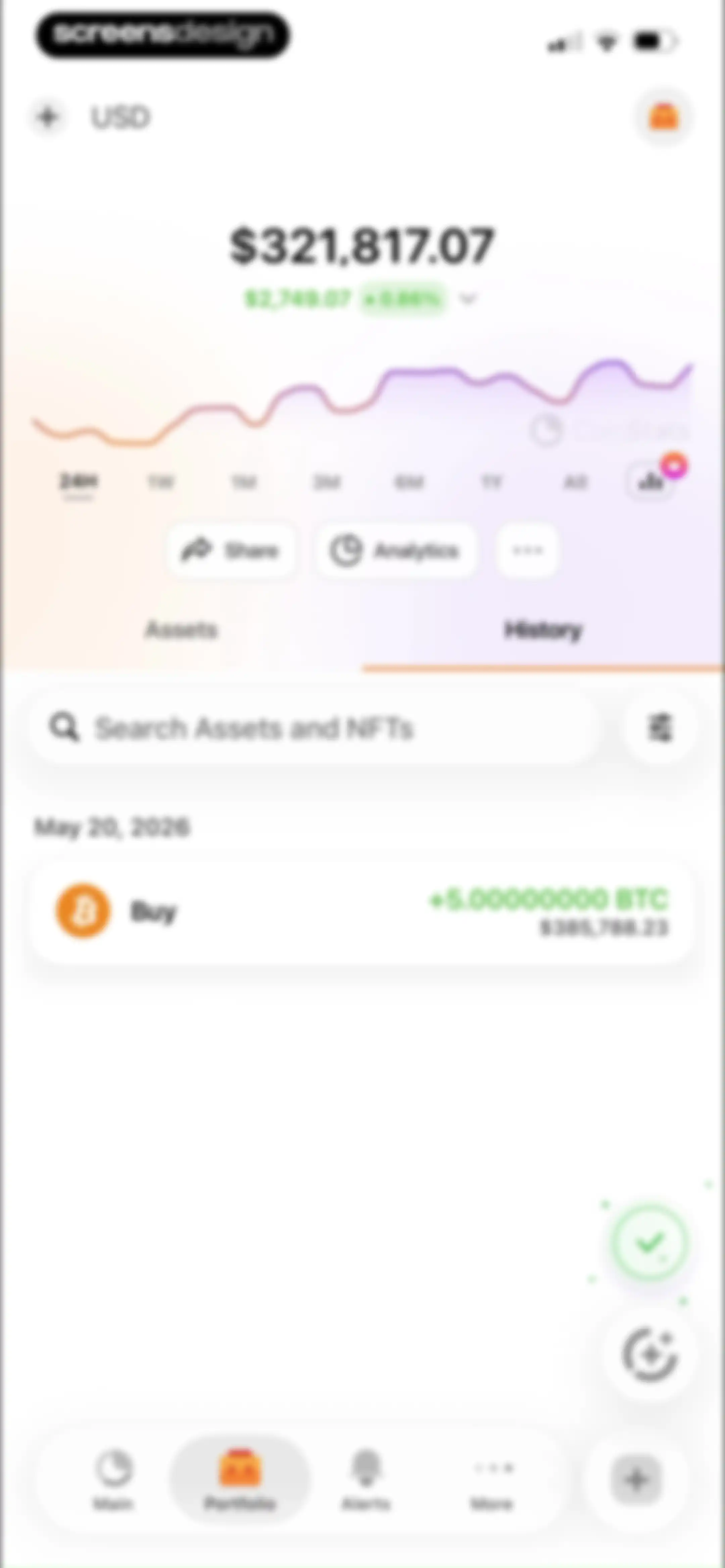 CoinStats: Crypto Portfolio screen 108