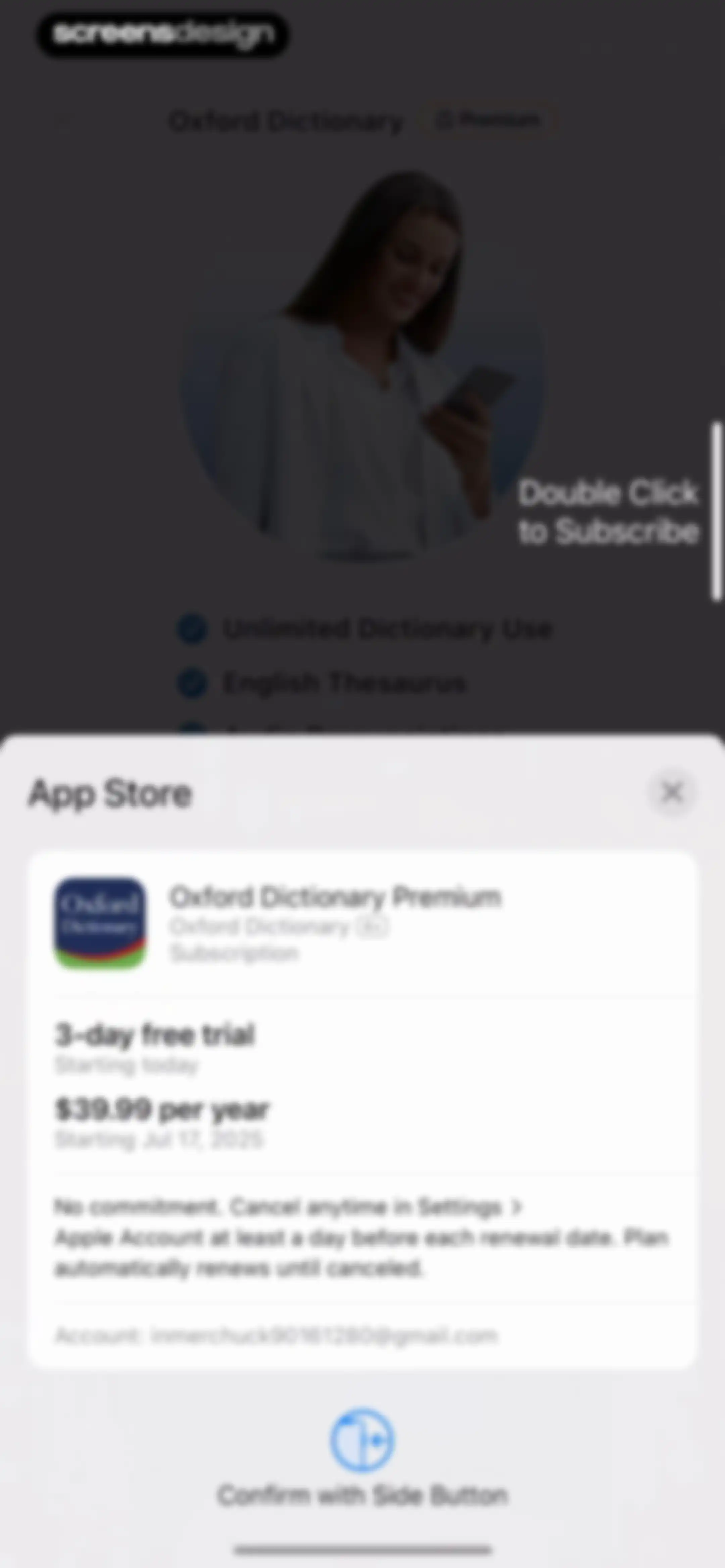 Oxford Dictionary & Thesaurus screen 7