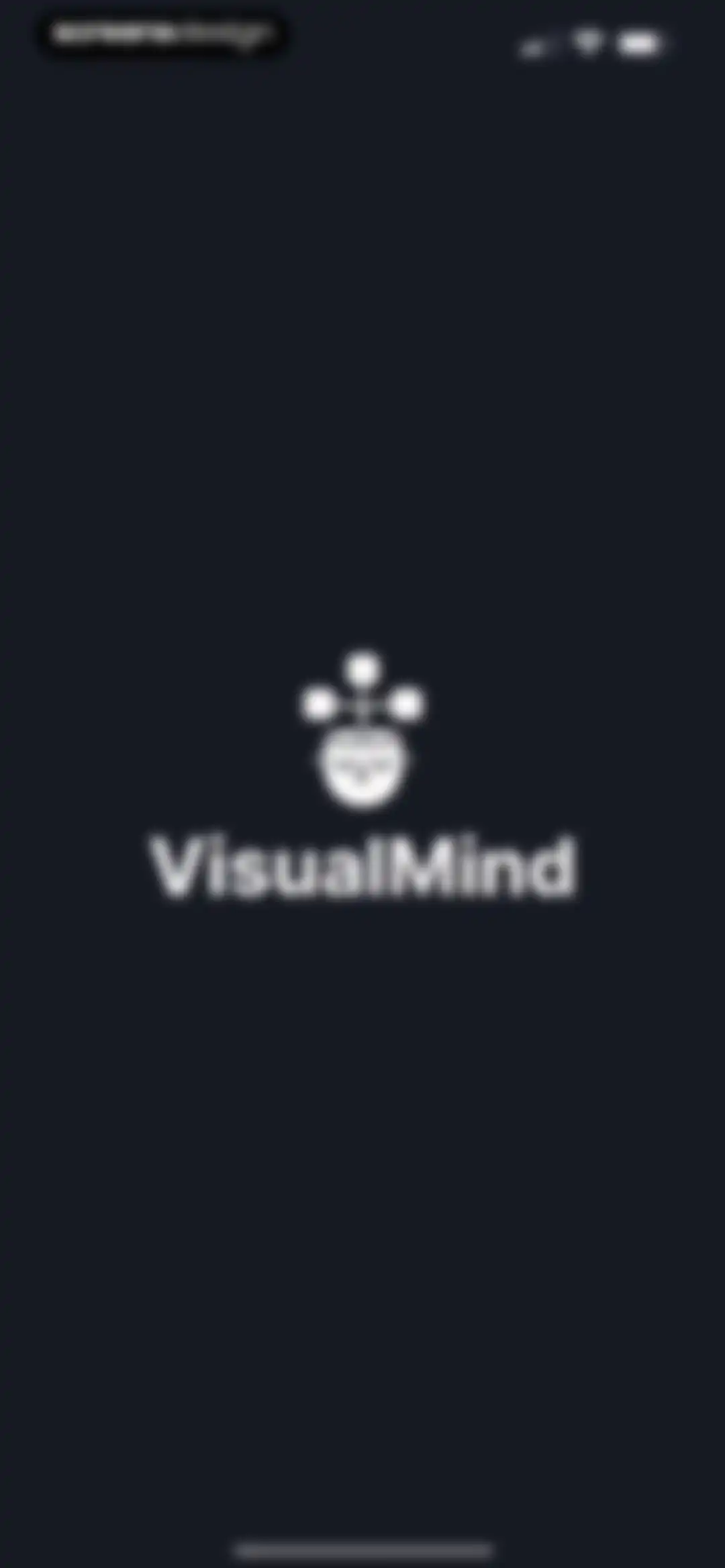 VisualMind: AI MindMap/Chatbot screen 1