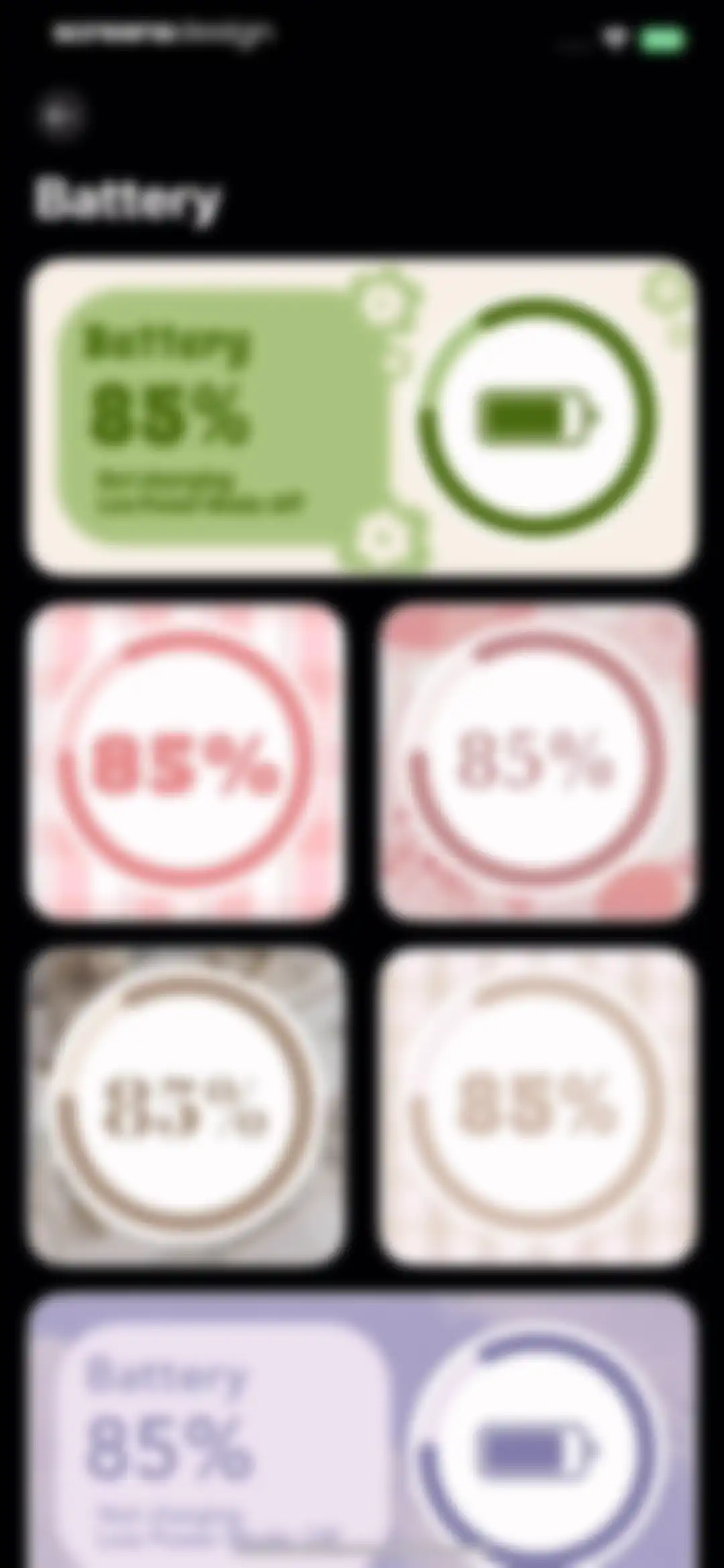 Aesthetic: App icons & Widgets screen 55
