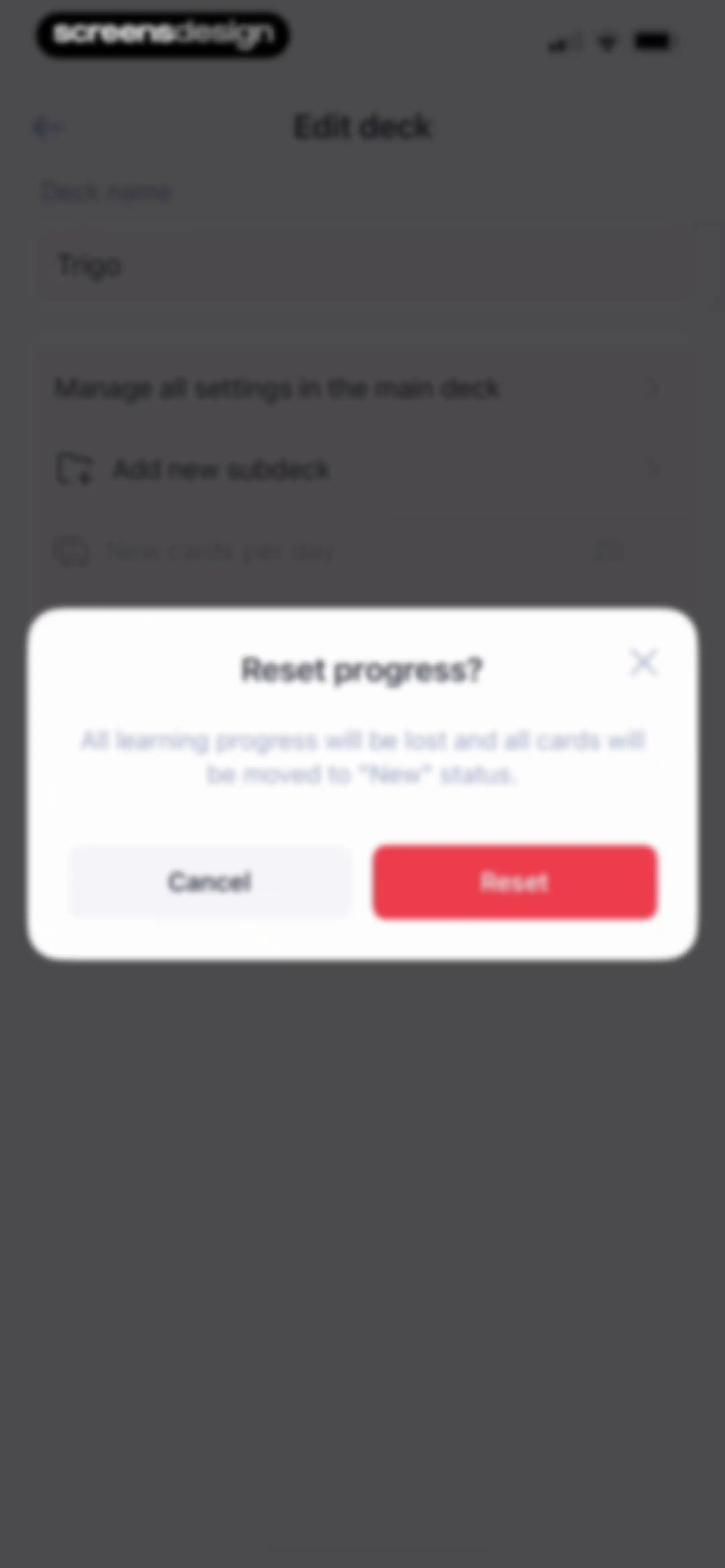 Cogni: Flashcards Learning screen 40