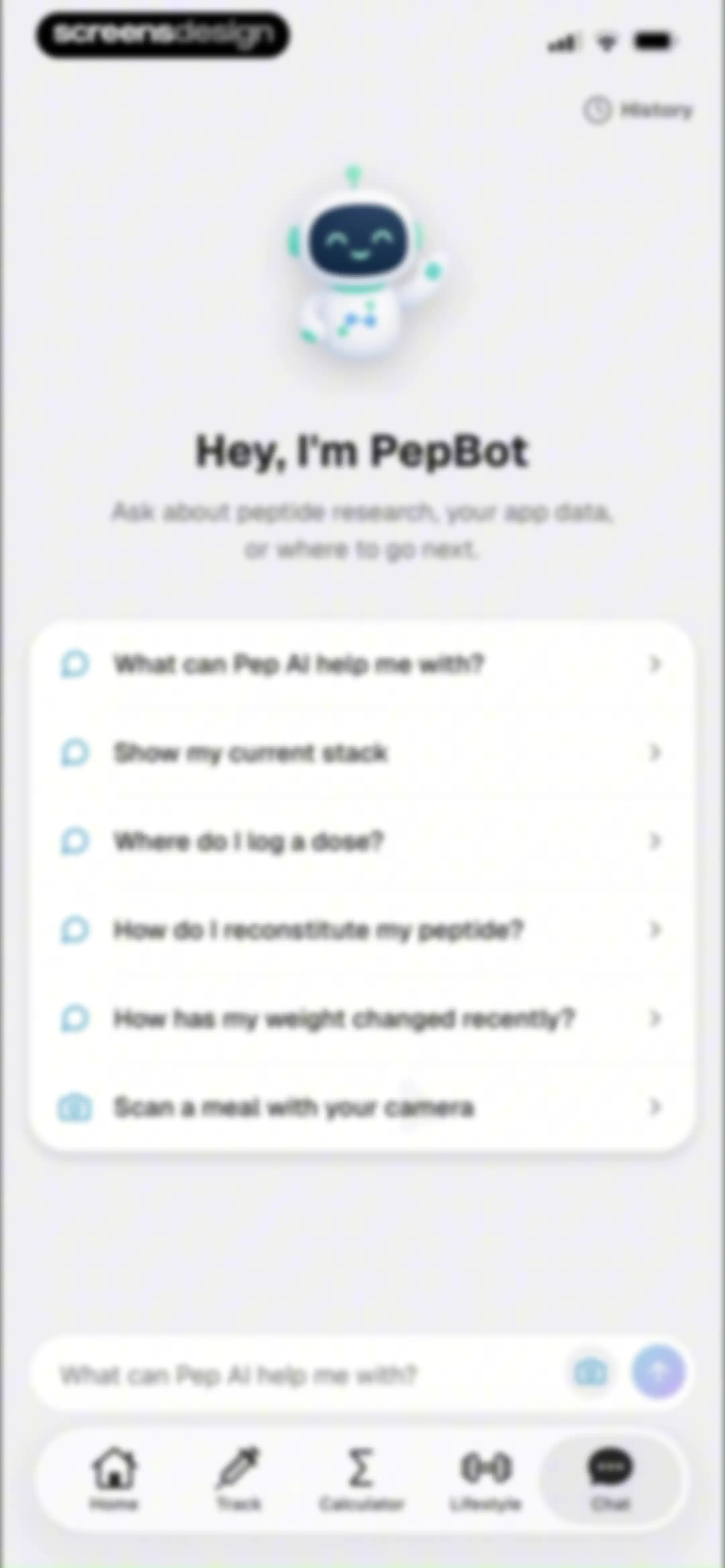 Pep AI: Peptide GLP-1 Tracker screen 185
