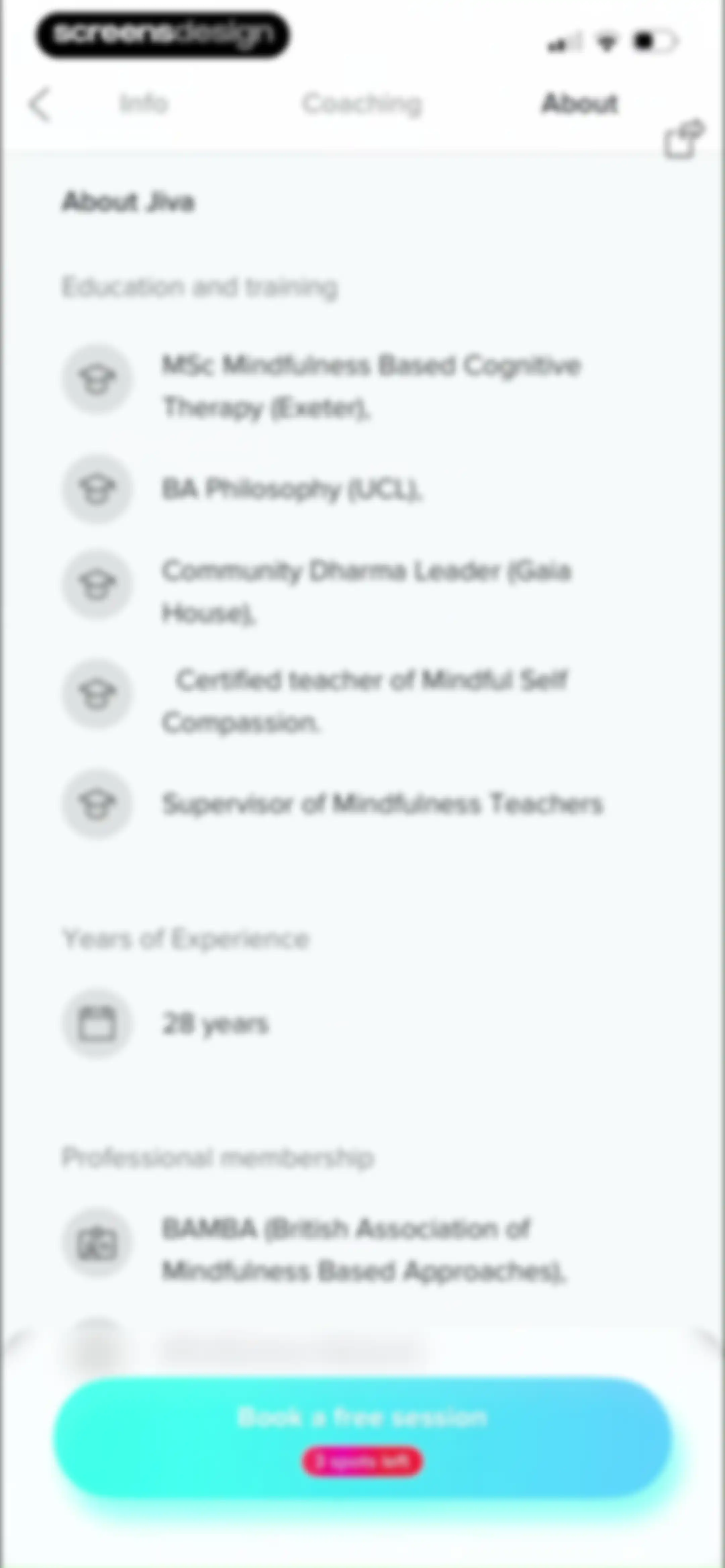 Aura: Meditation & Sleep, CBT screen 93