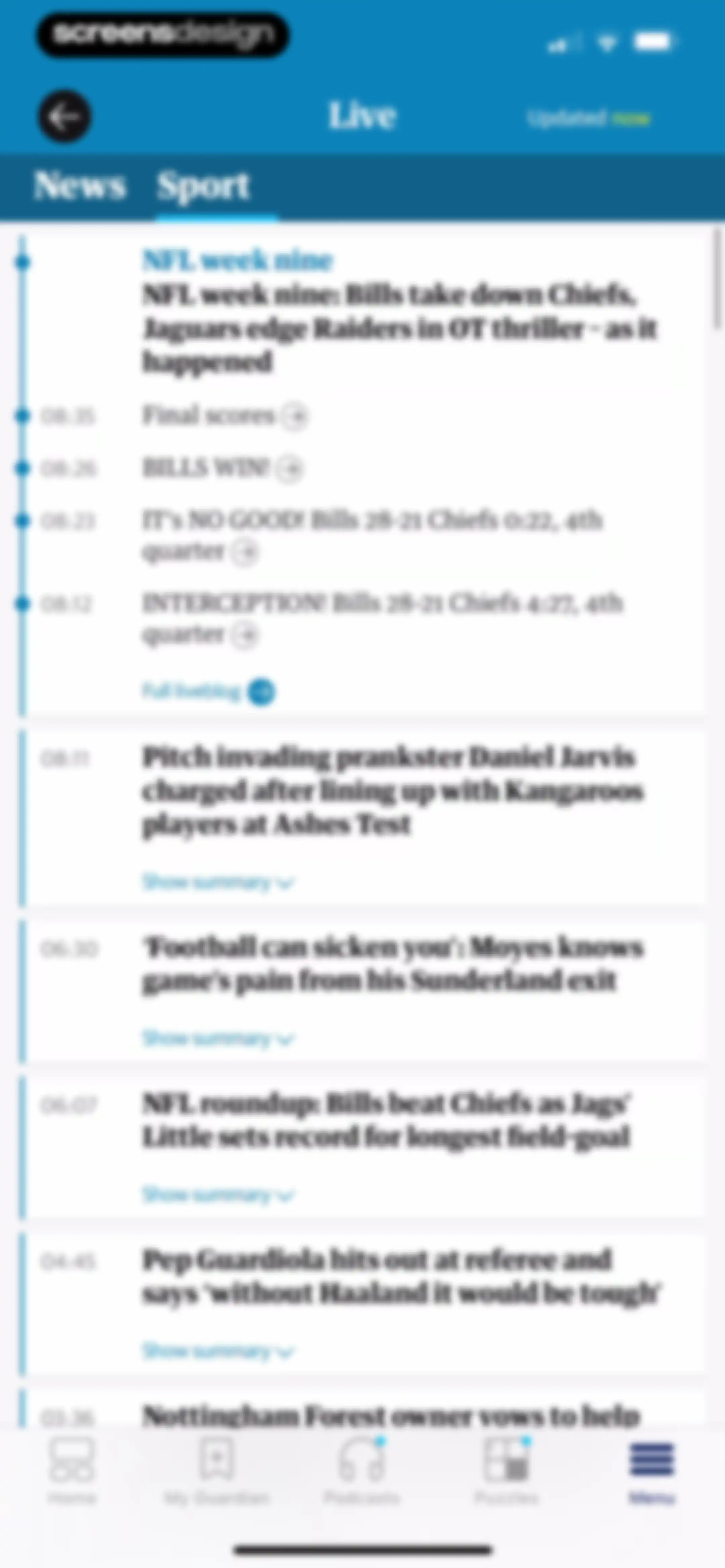 The Guardian - US & World News screen 89