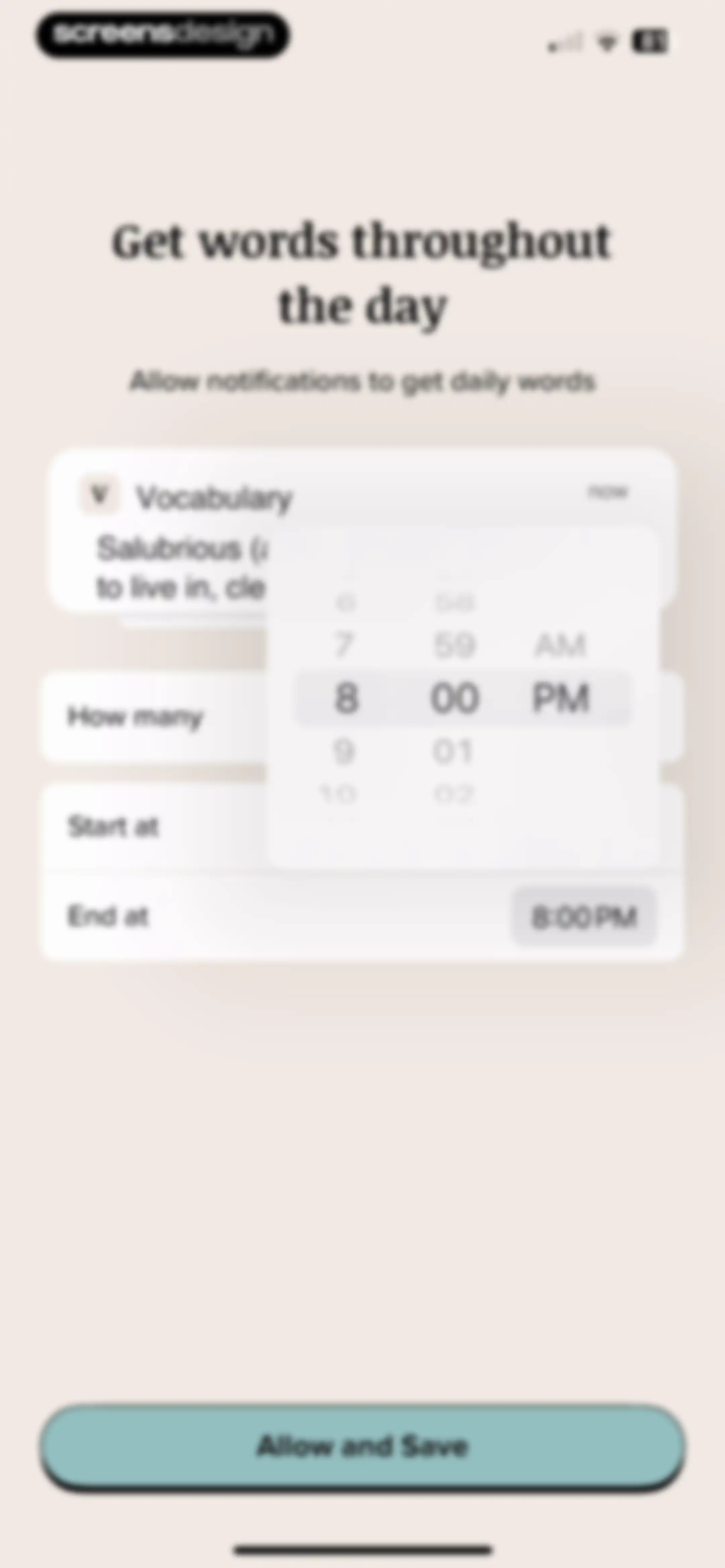 Vocabulary - Learn words daily screen 11