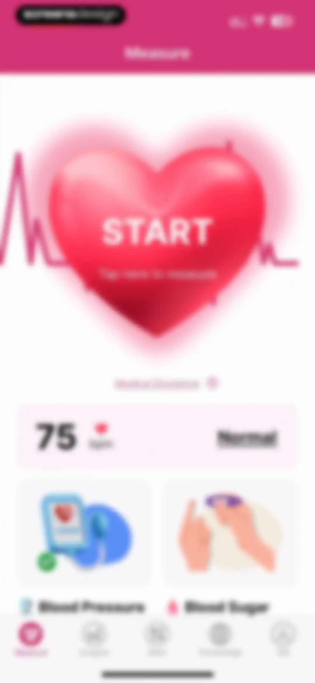 Blood Pressure-Monitor Tracker screen 80