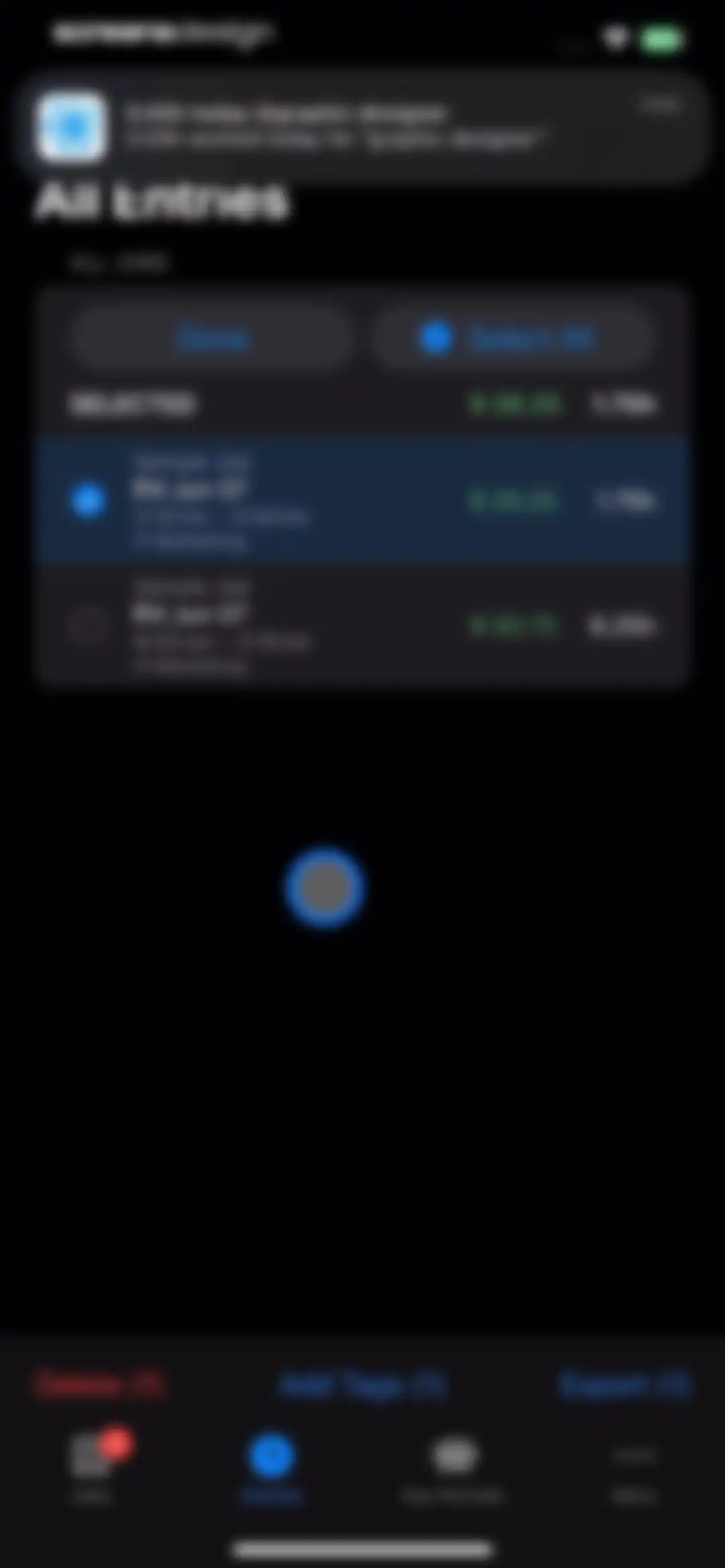 Hours Tracker: Time Tracking screen 38