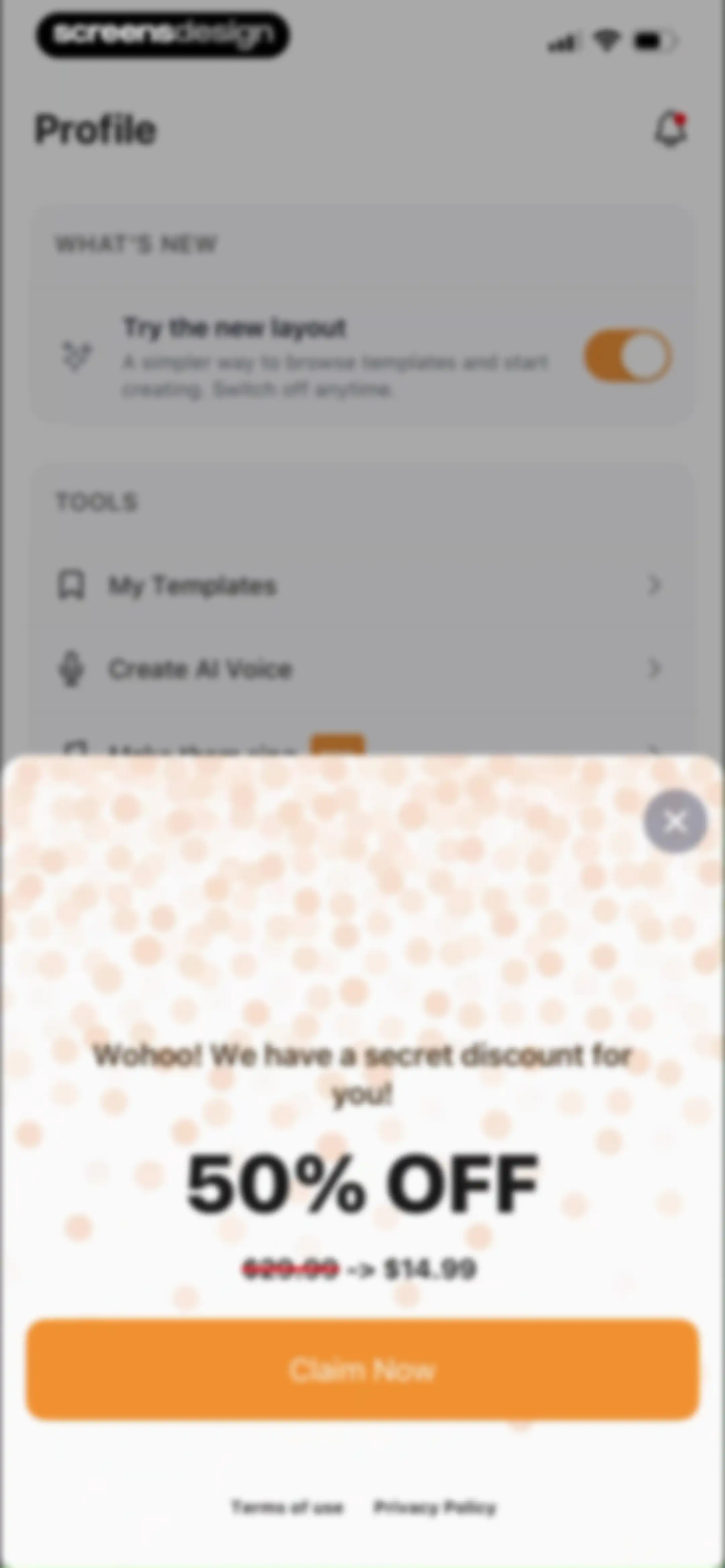 Parrot: Voice Generator AI App screen 93