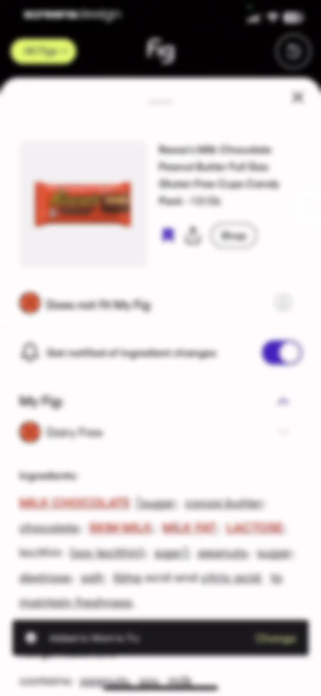 Fig: Food Scanner & Guide screen 23