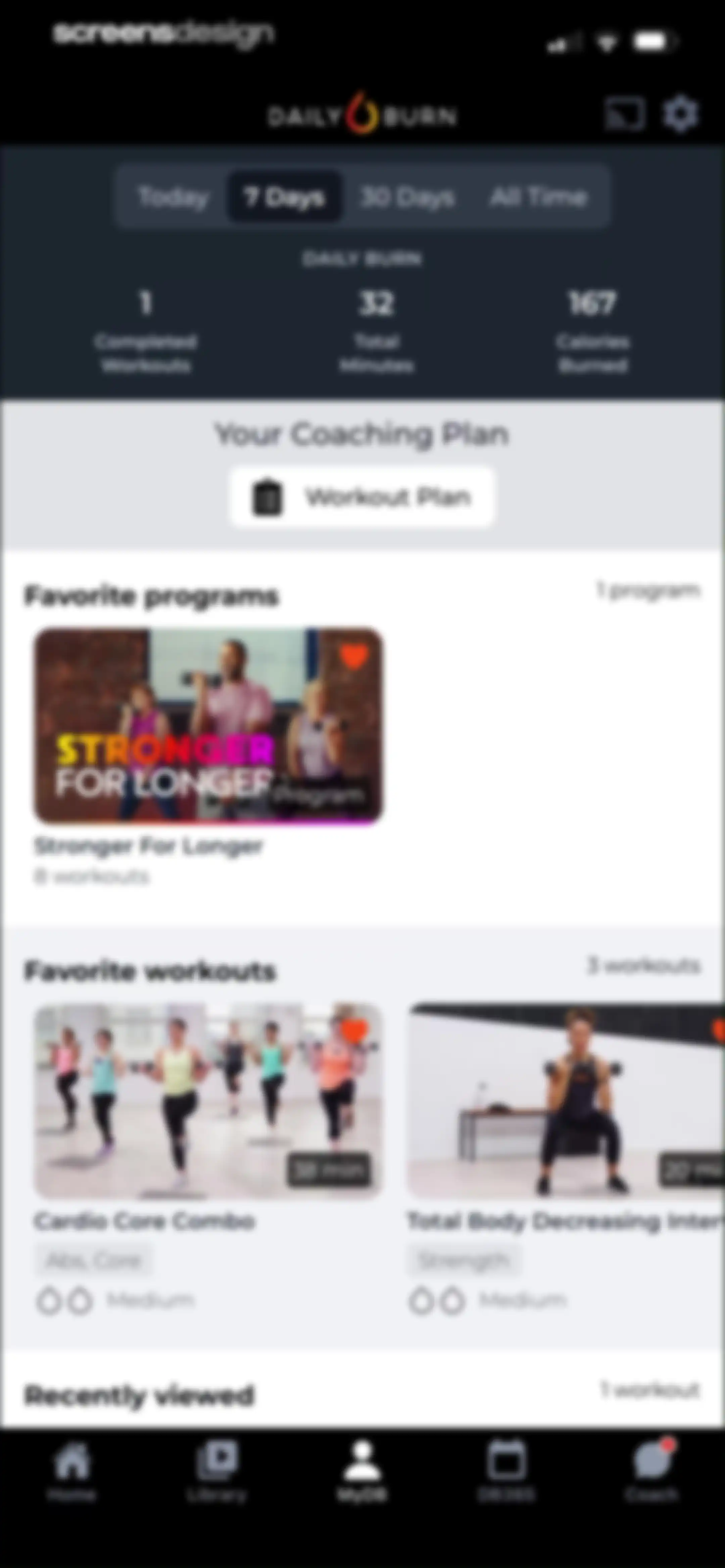 Daily Burn: Home Workouts screen 77