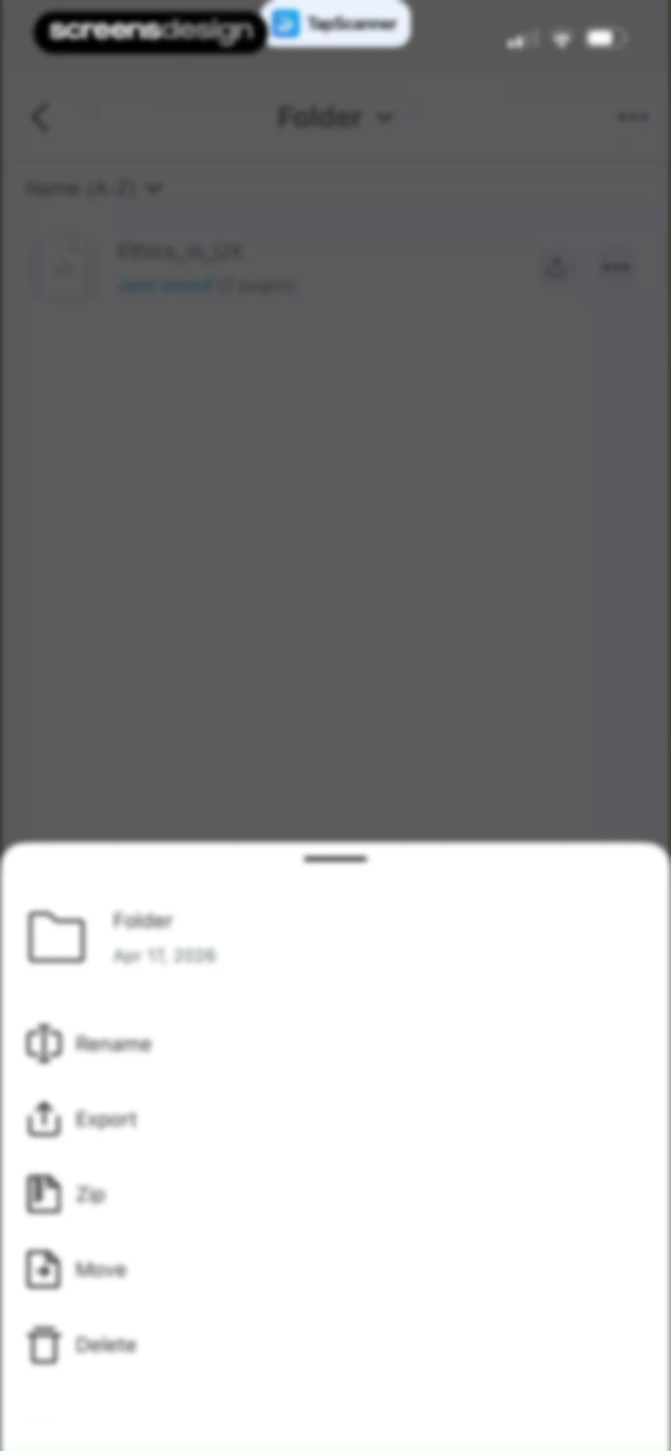 PDF Scanner App: TapScanner screen 89